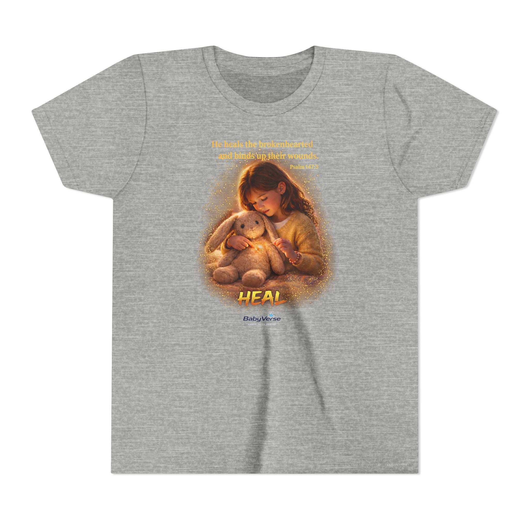 Youth Tee — "Heal" Inspirational Christian Tee
