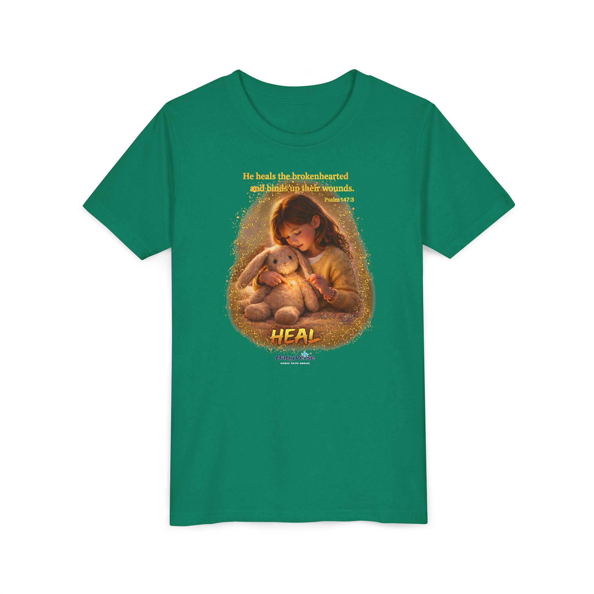 Youth Tee — "Heal" Inspirational Christian Tee