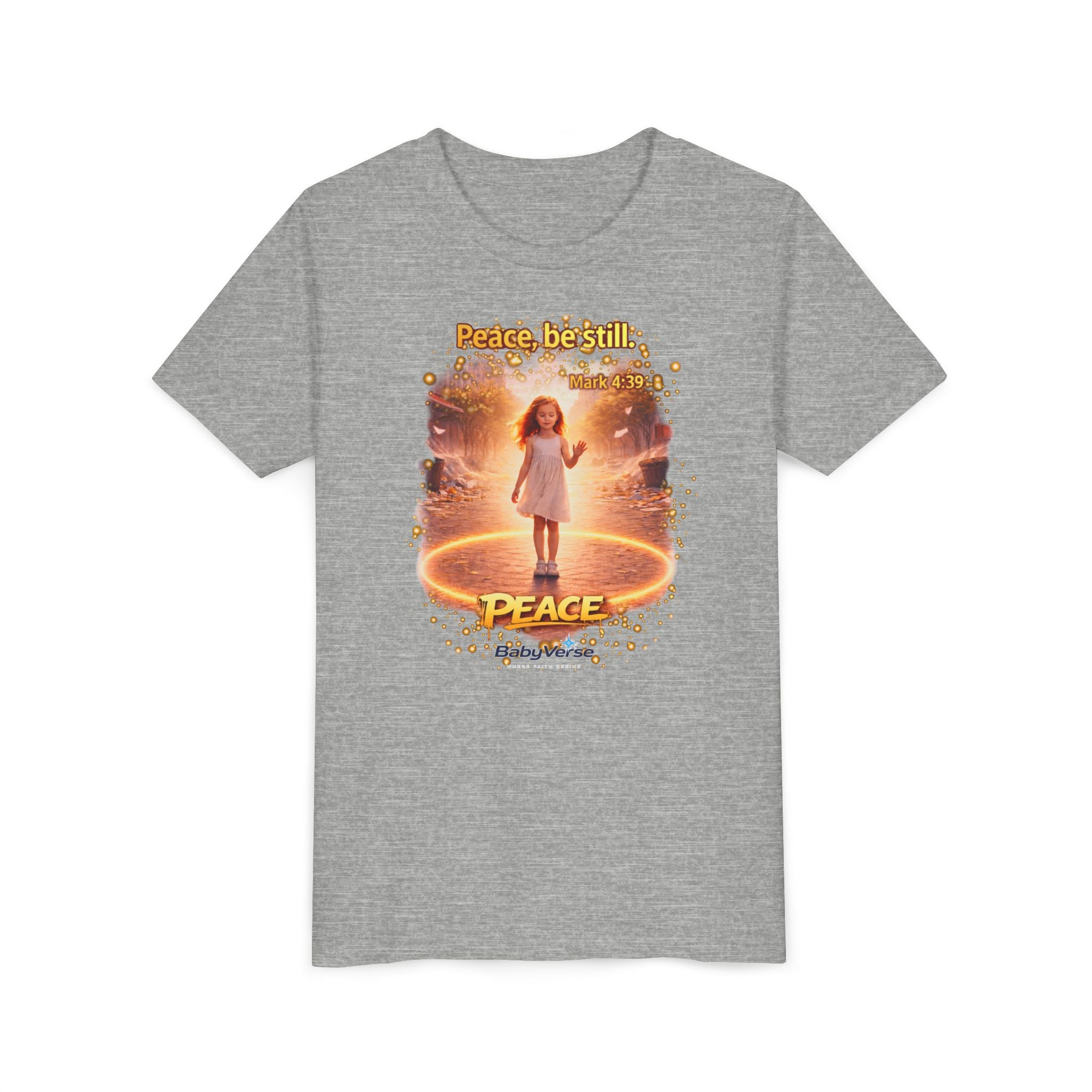 Youth Tee — "Peace" Inspirational Christian Tee
