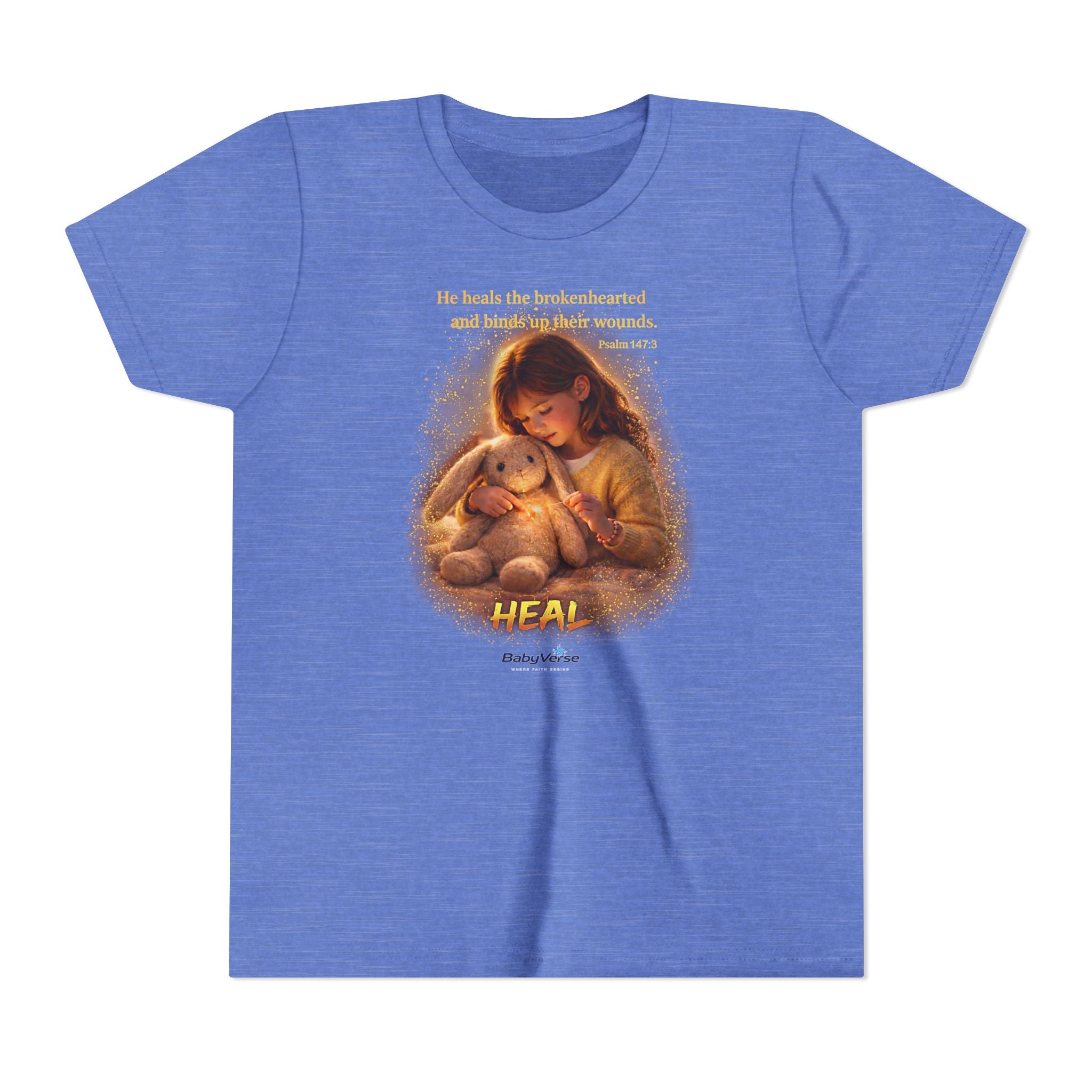 Youth Tee — "Heal" Inspirational Christian Tee
