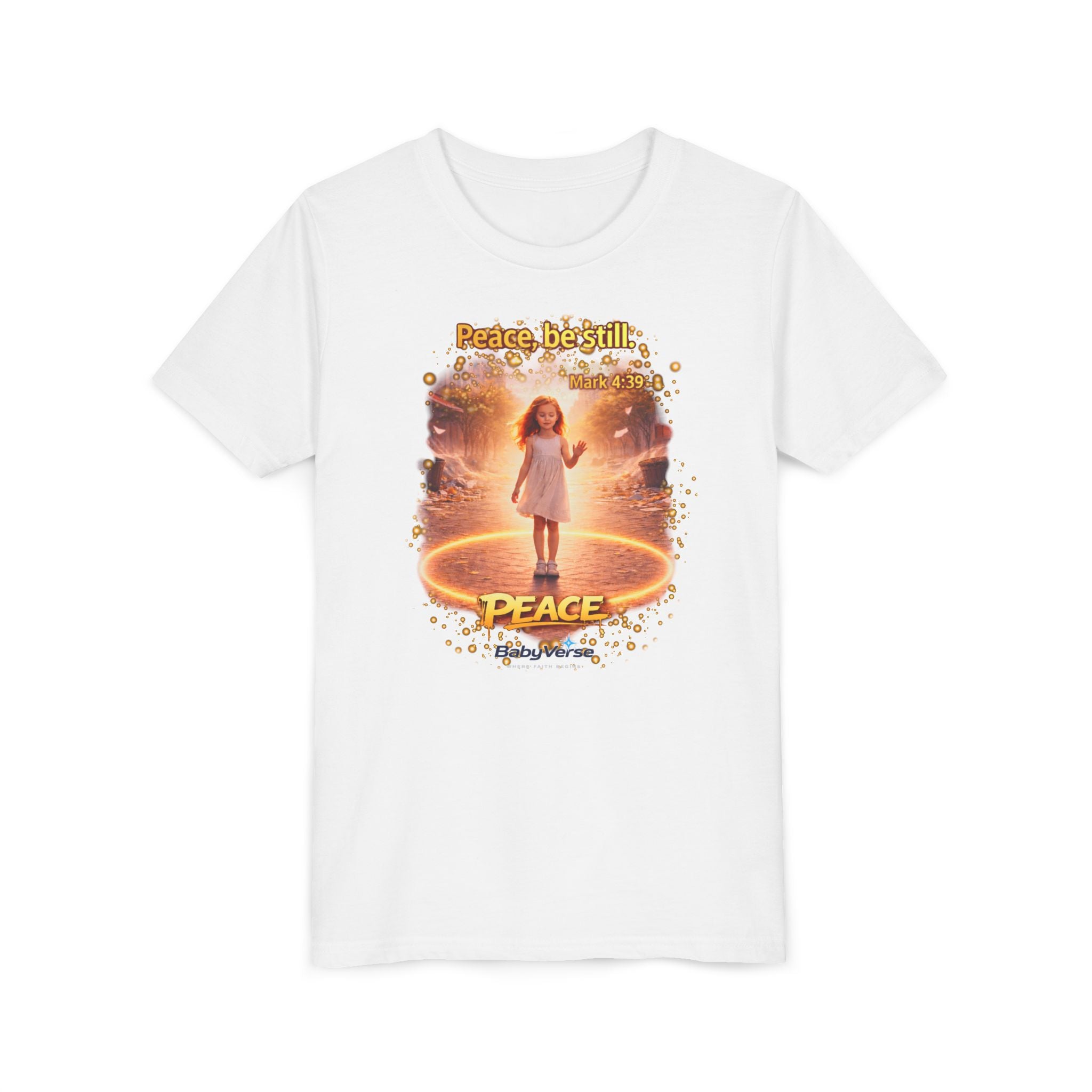 Youth Tee — "Peace" Inspirational Christian Tee