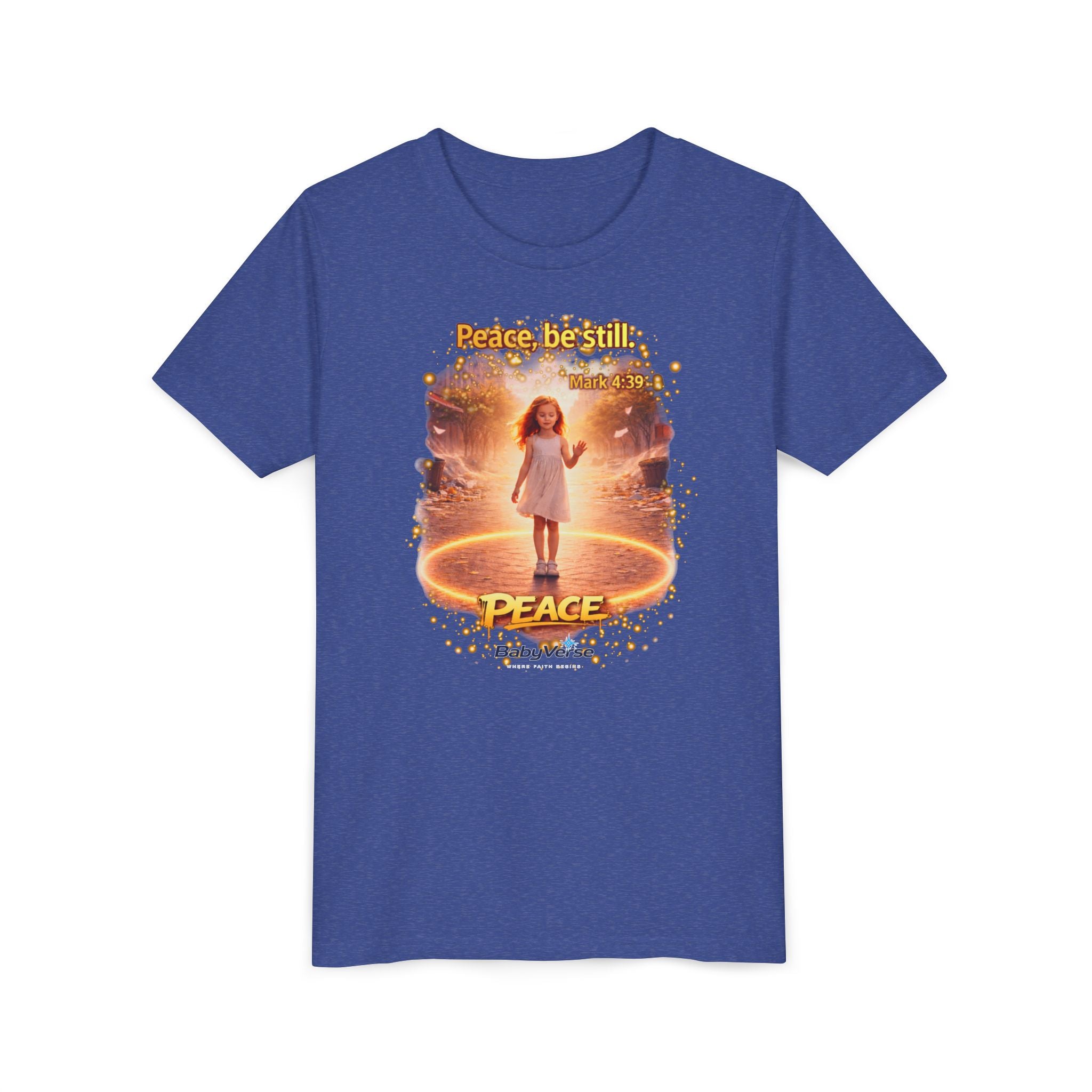 Youth Tee — "Peace" Inspirational Christian Tee