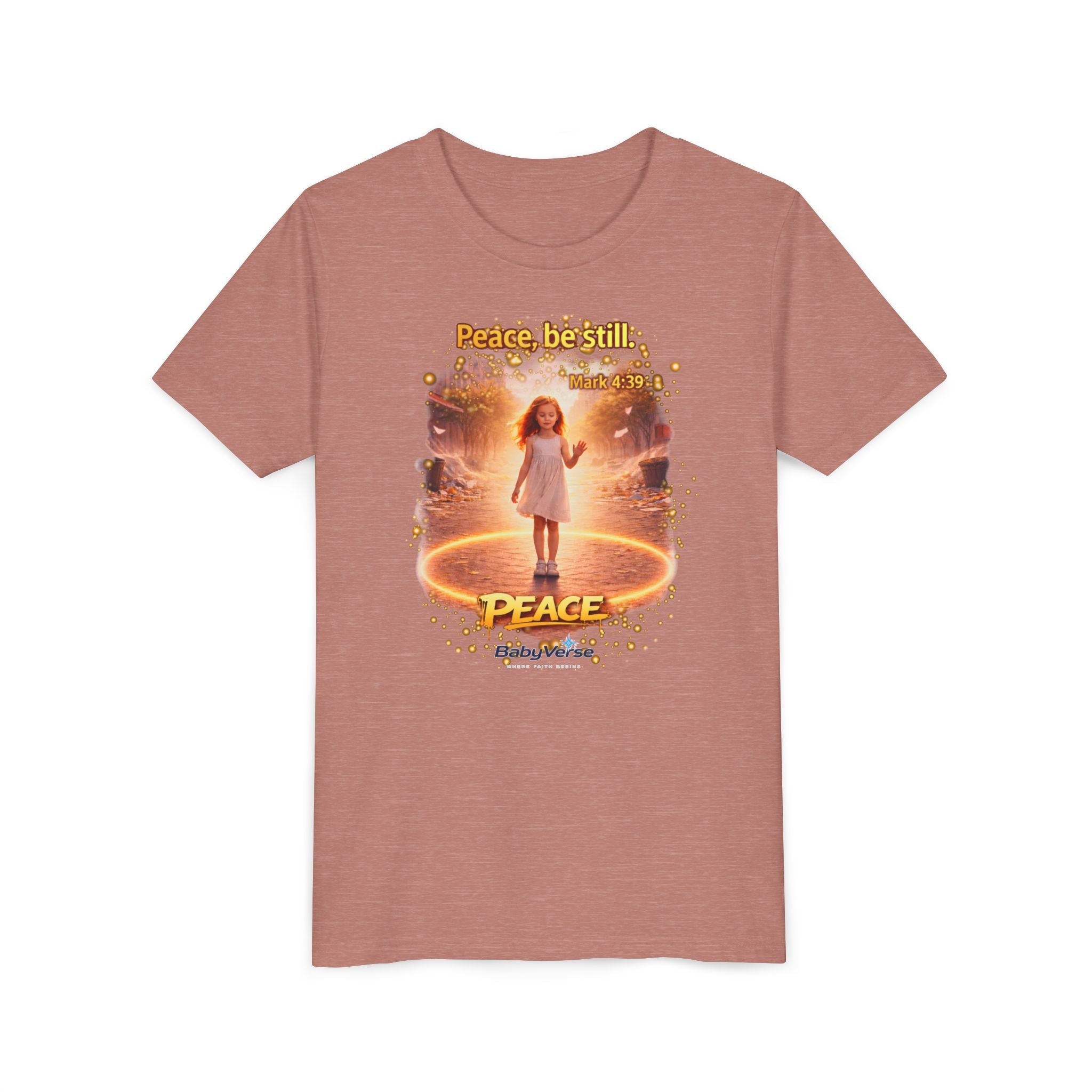 Youth Tee — "Peace" Inspirational Christian Tee