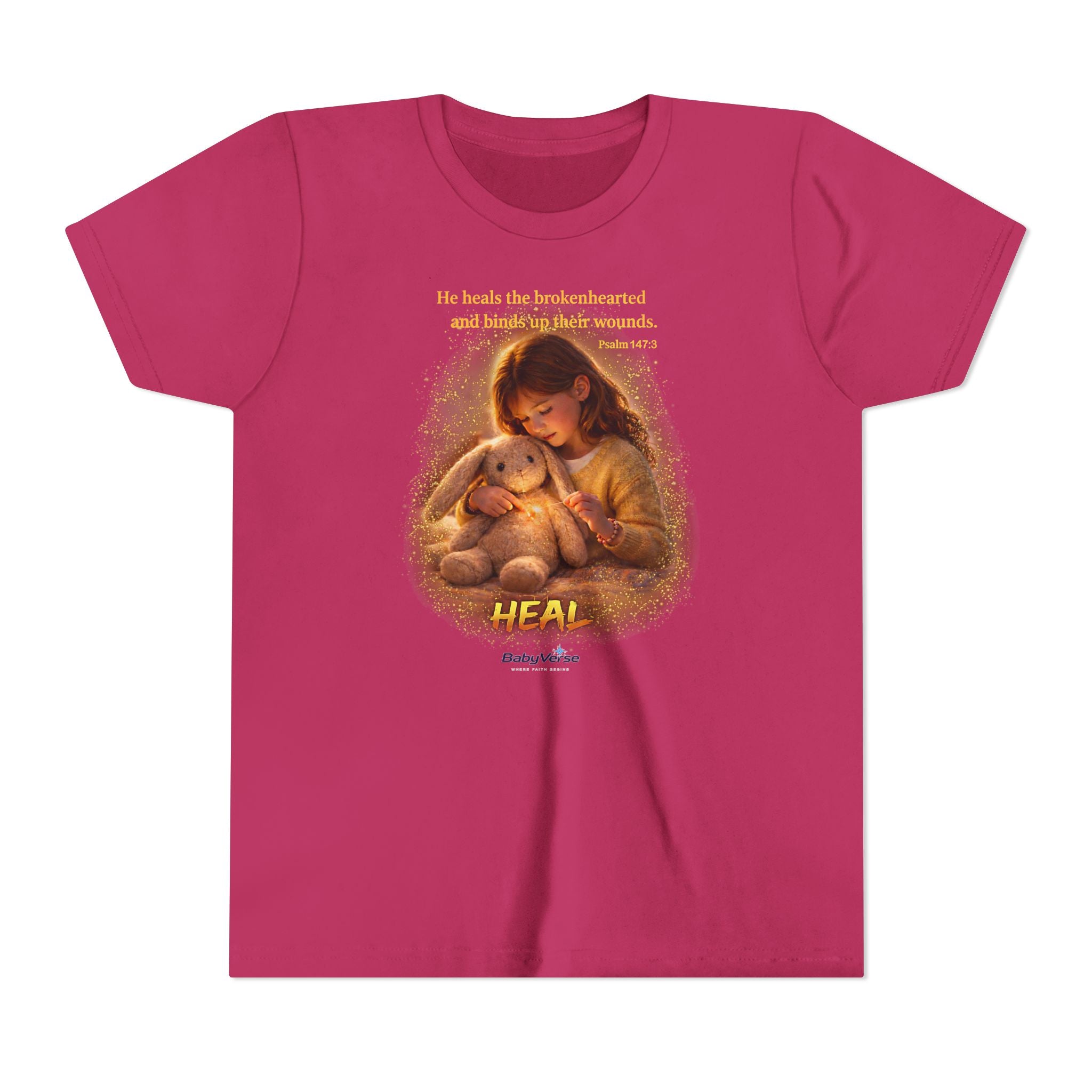Youth Tee — "Heal" Inspirational Christian Tee