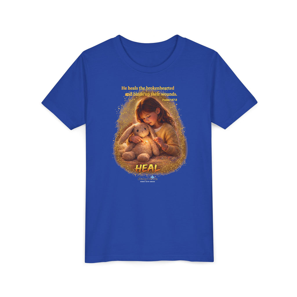 Youth Tee — "Heal" Inspirational Christian Tee