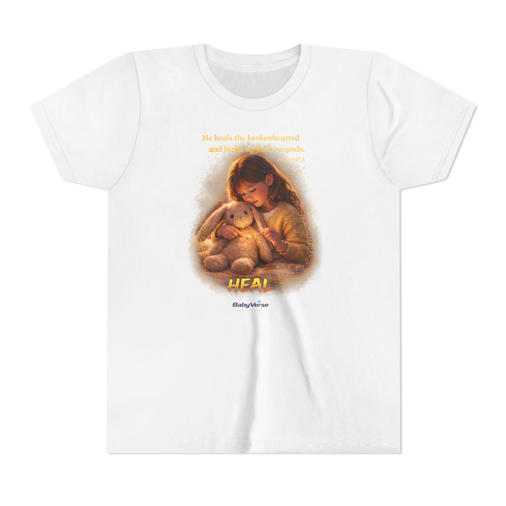 Youth Tee — "Heal" Inspirational Christian Tee