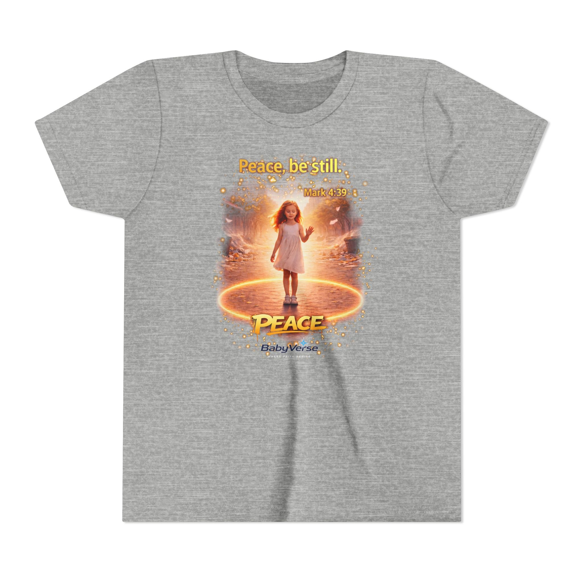 Youth Tee — "Peace" Inspirational Christian Tee