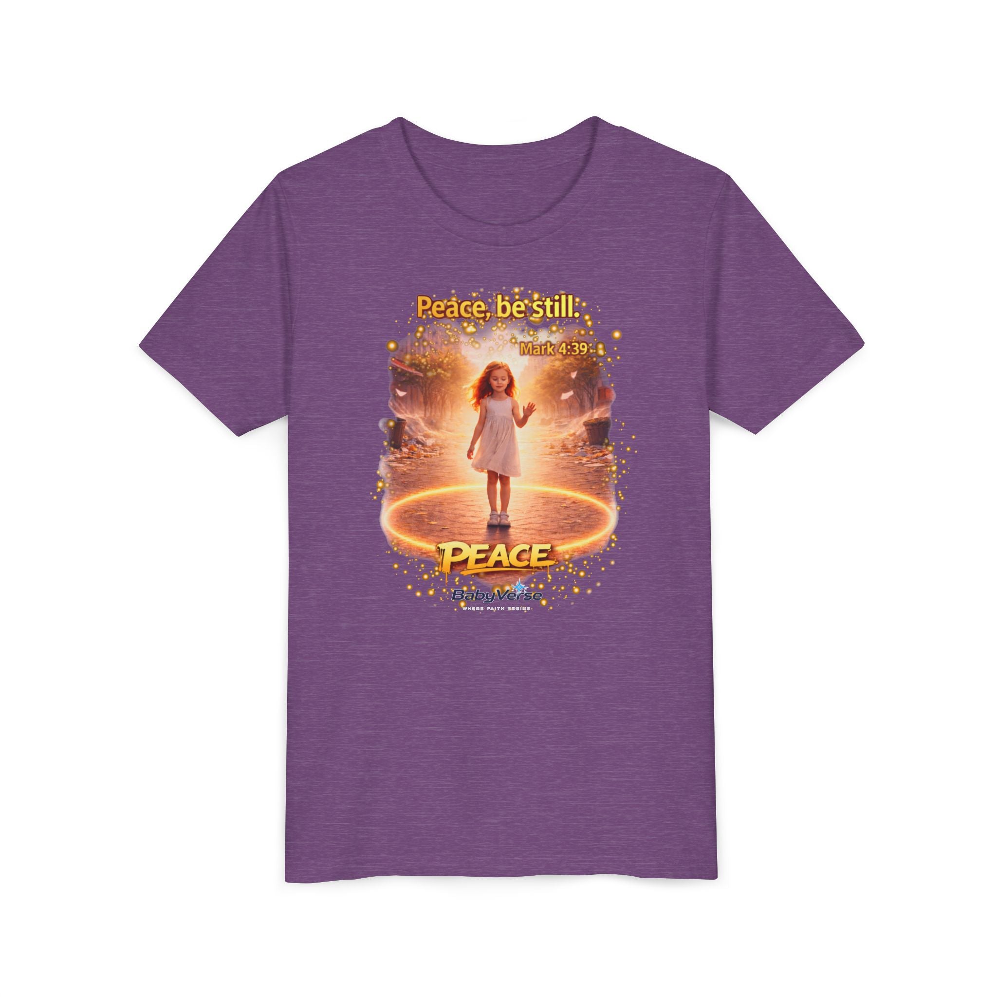 Youth Tee — "Peace" Inspirational Christian Tee