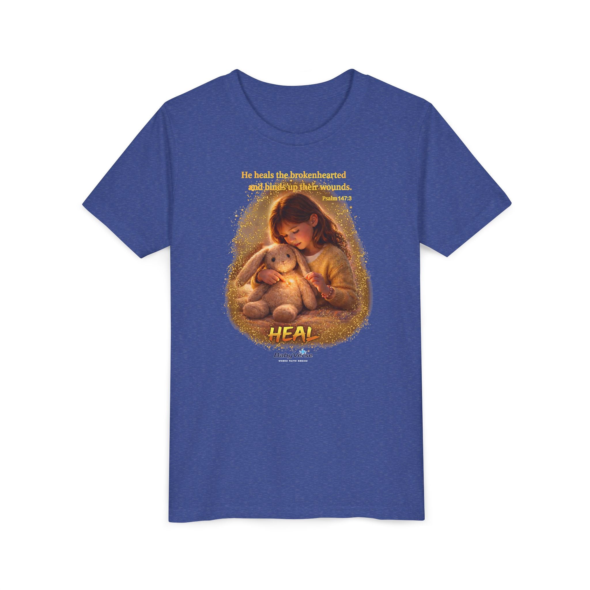 Youth Tee — "Heal" Inspirational Christian Tee