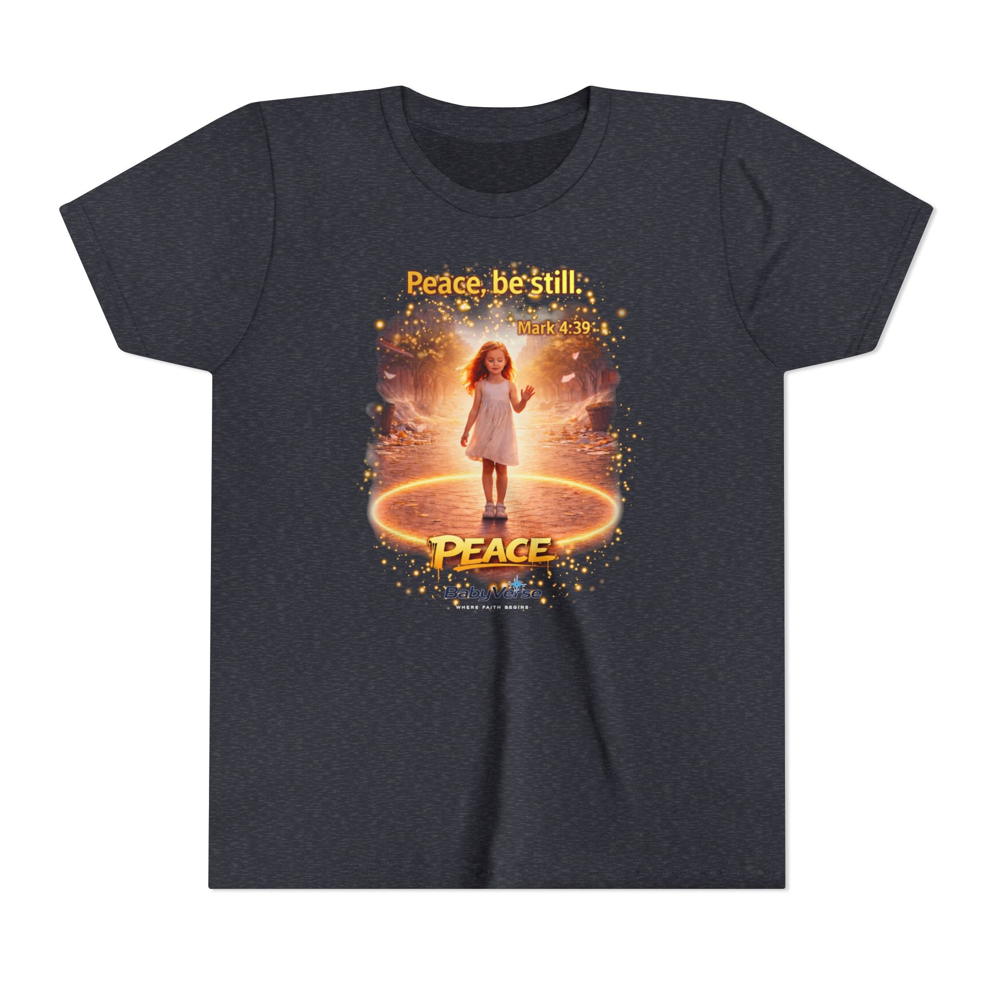 Youth Tee — "Peace" Inspirational Christian Tee