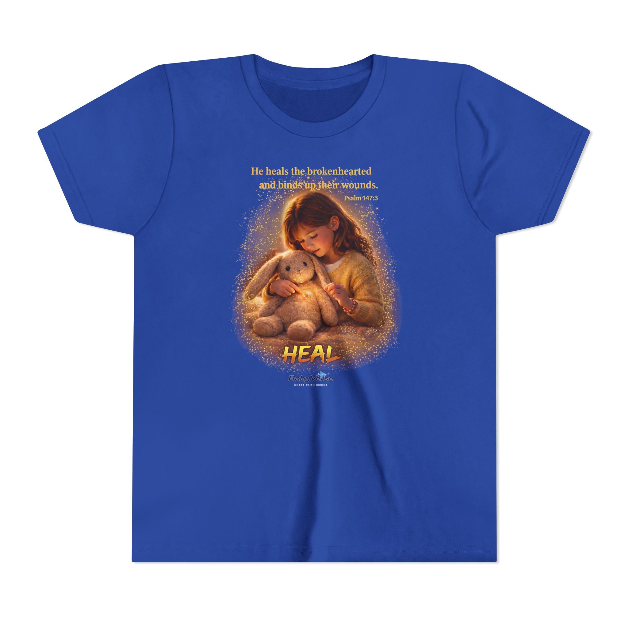 Youth Tee — "Heal" Inspirational Christian Tee