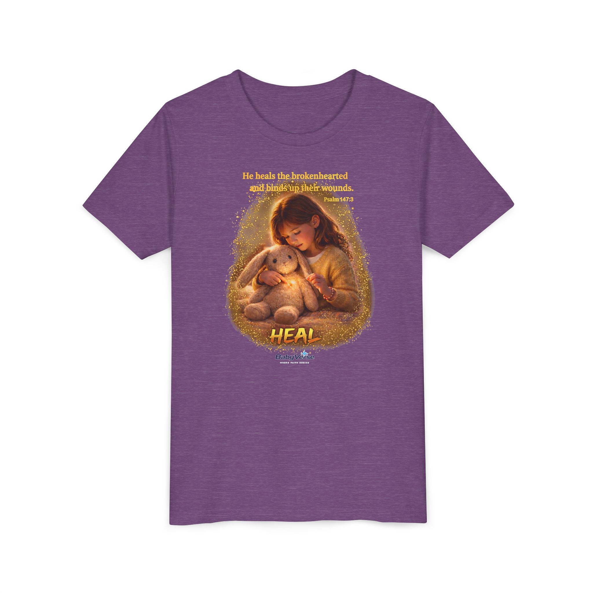 Youth Tee — "Heal" Inspirational Christian Tee