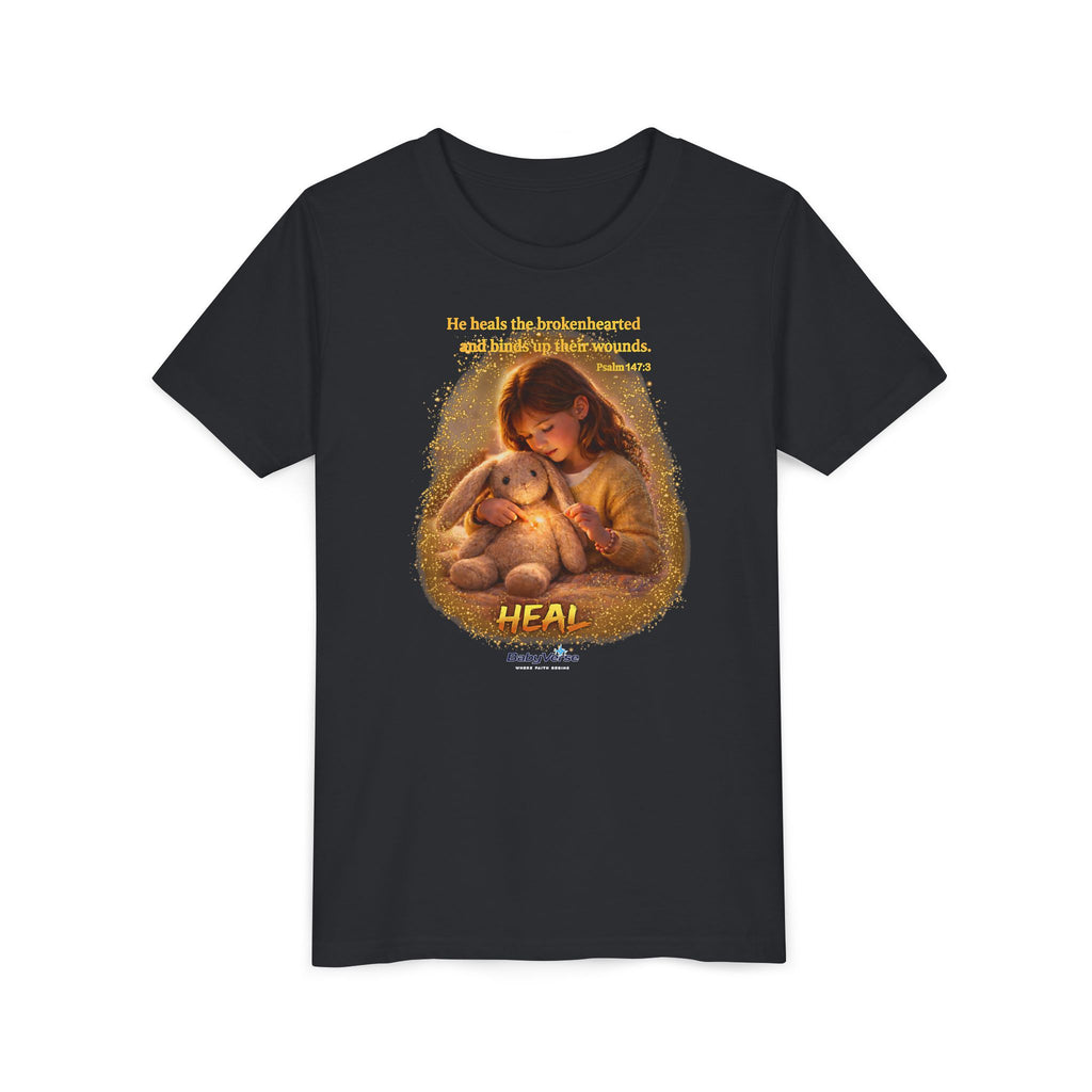 Youth Tee — "Heal" Inspirational Christian Tee