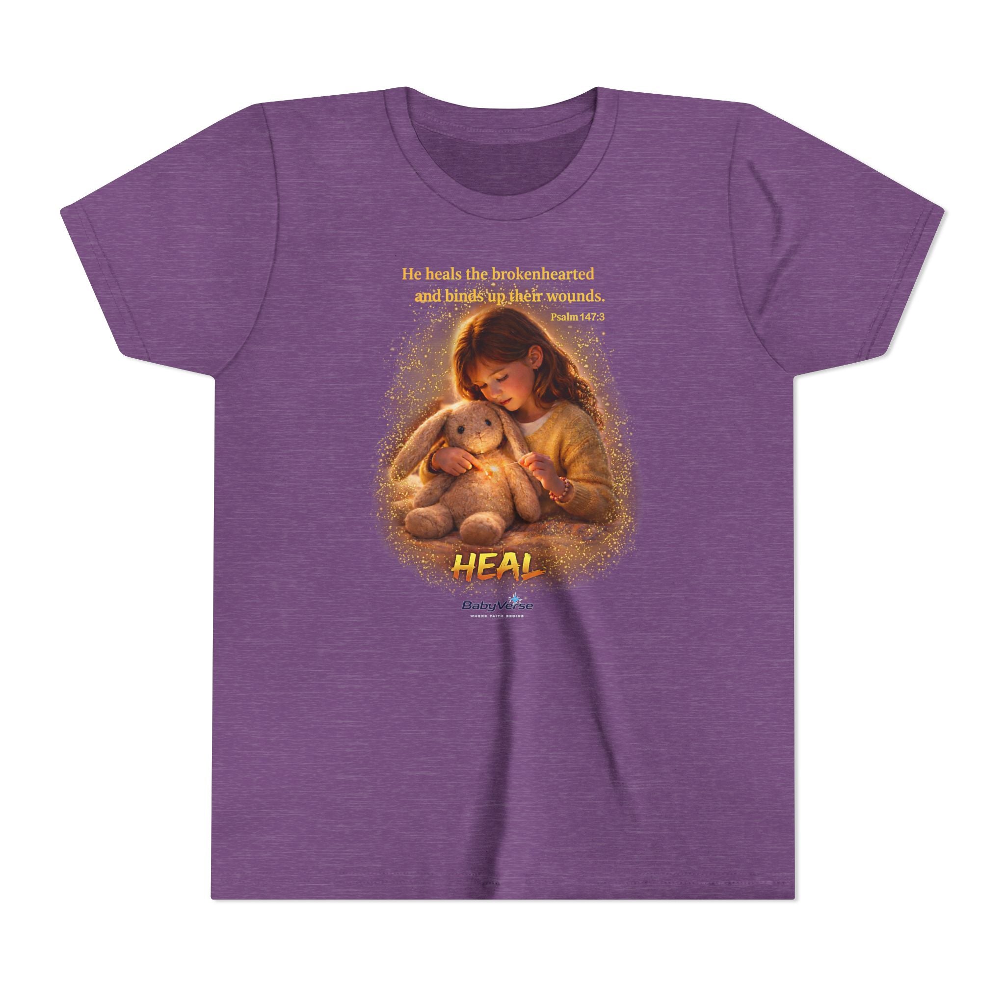 Youth Tee — "Heal" Inspirational Christian Tee