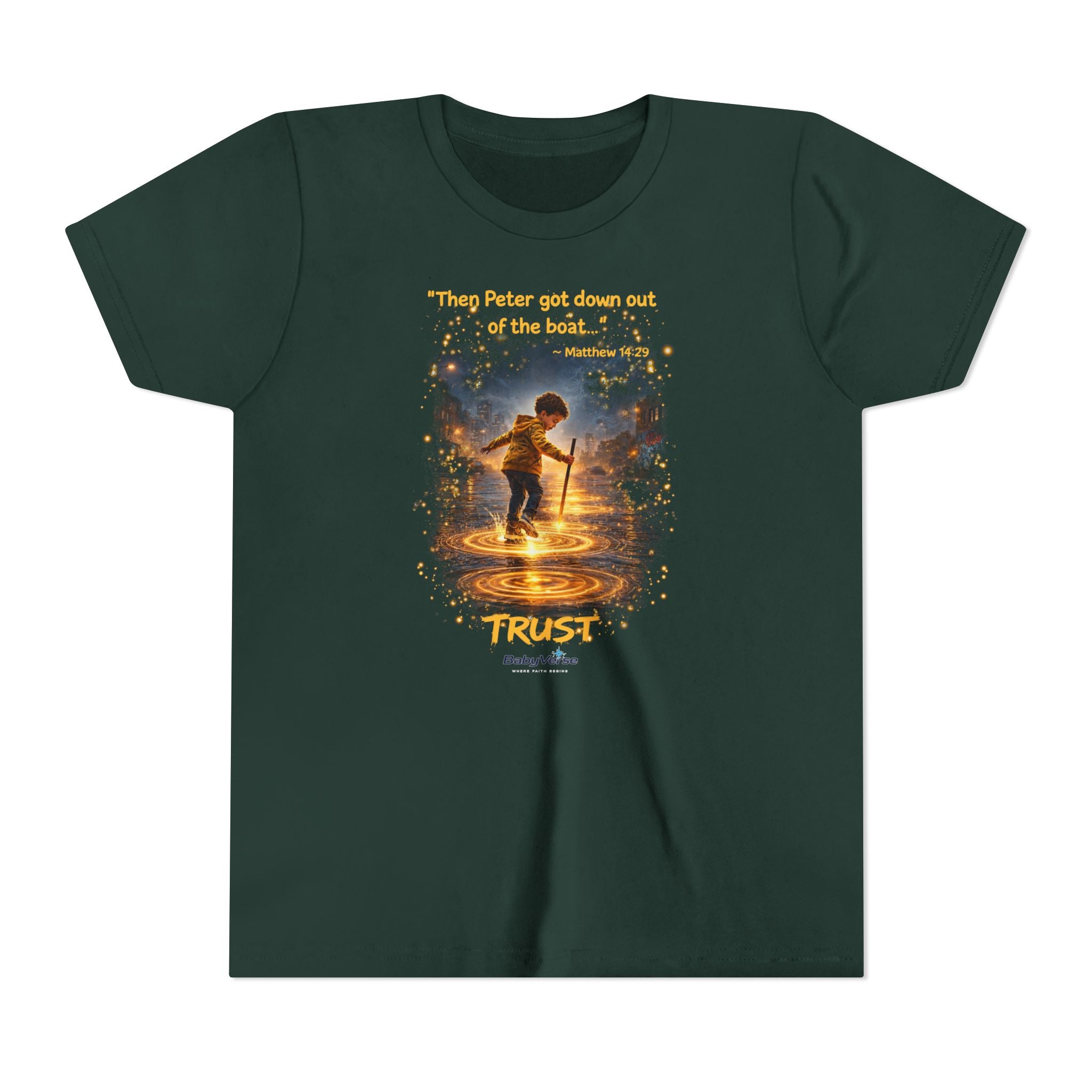 Youth Tee — 'Trust' Inspirational Christian Tee