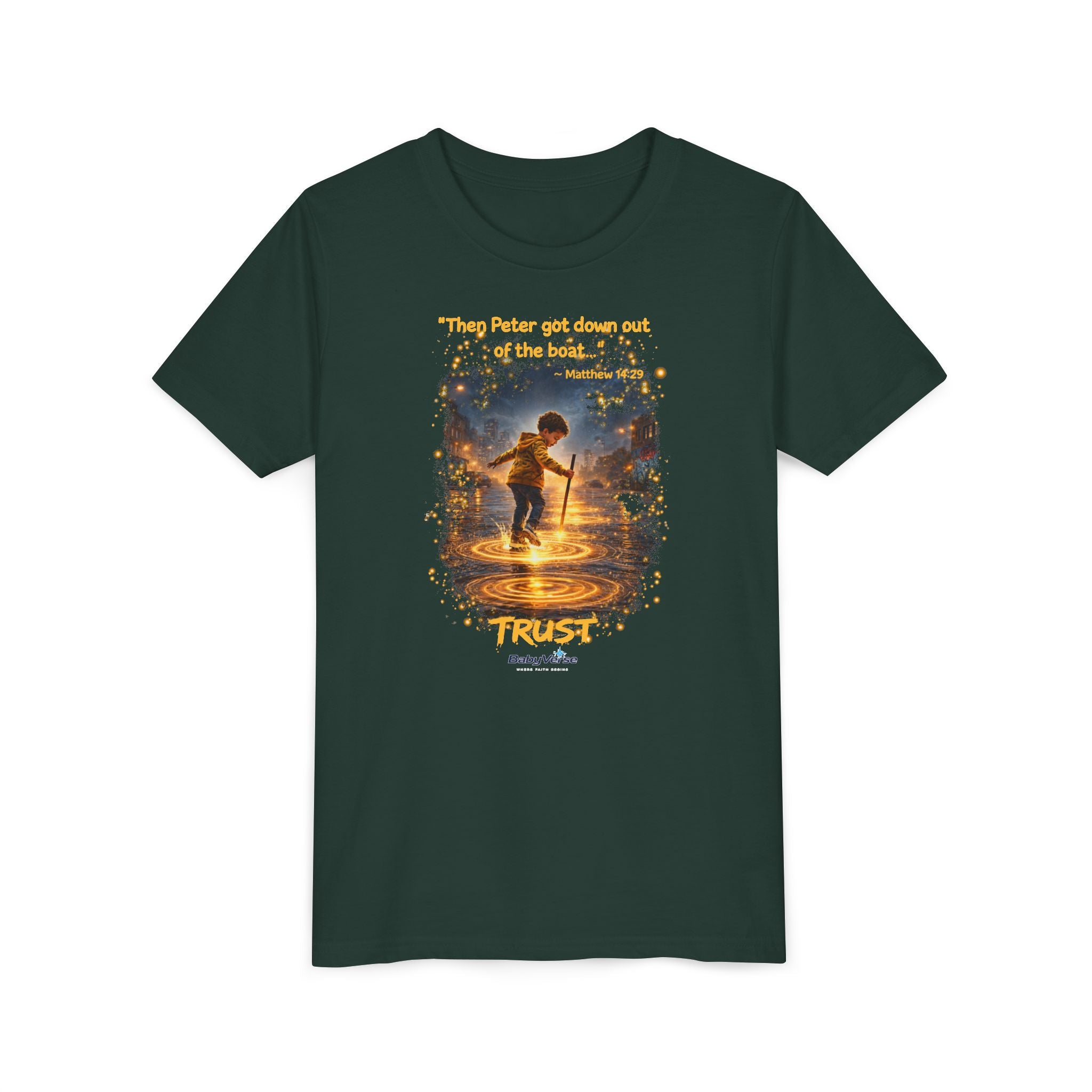 Youth Tee — 'Trust' Inspirational Christian Tee