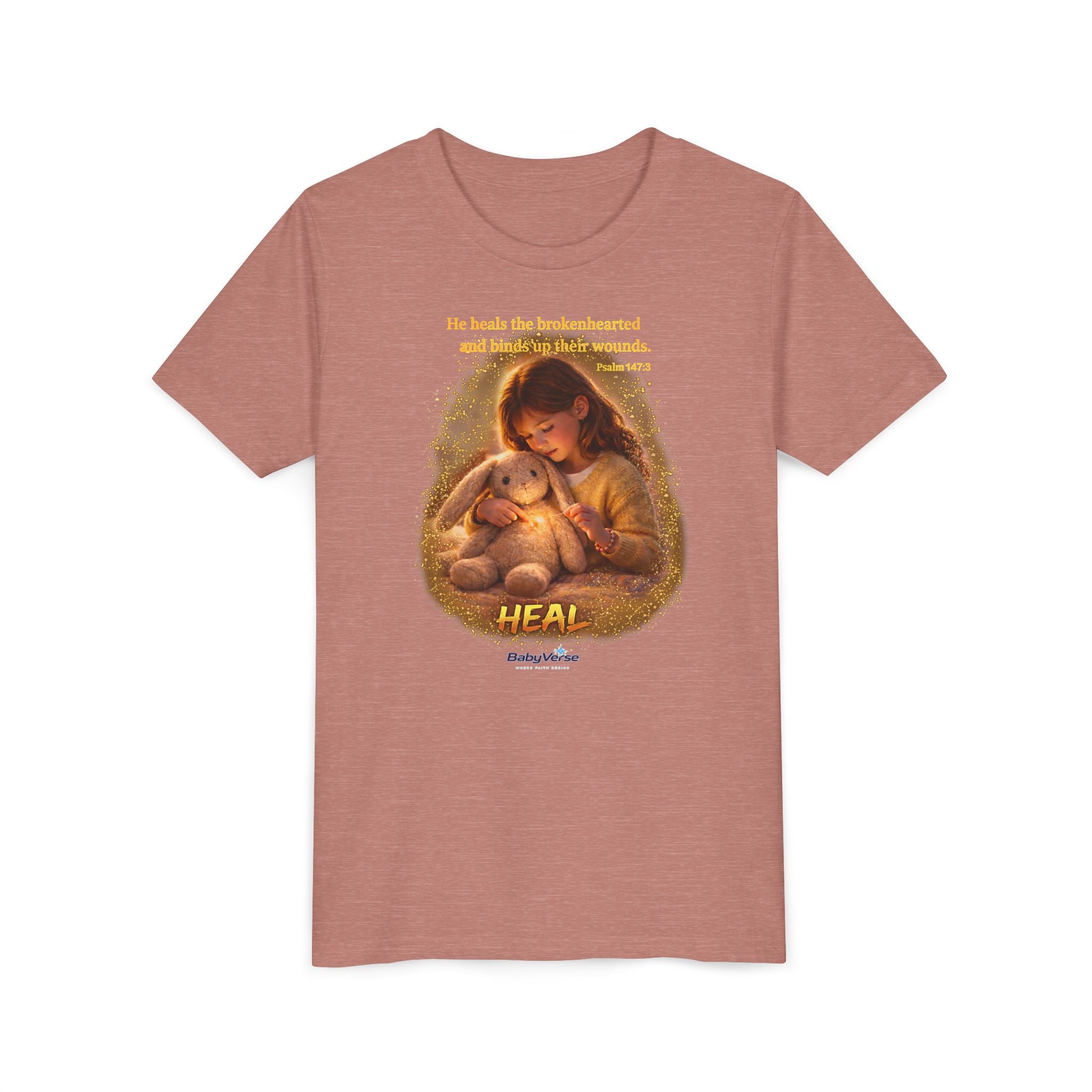 Youth Tee — "Heal" Inspirational Christian Tee