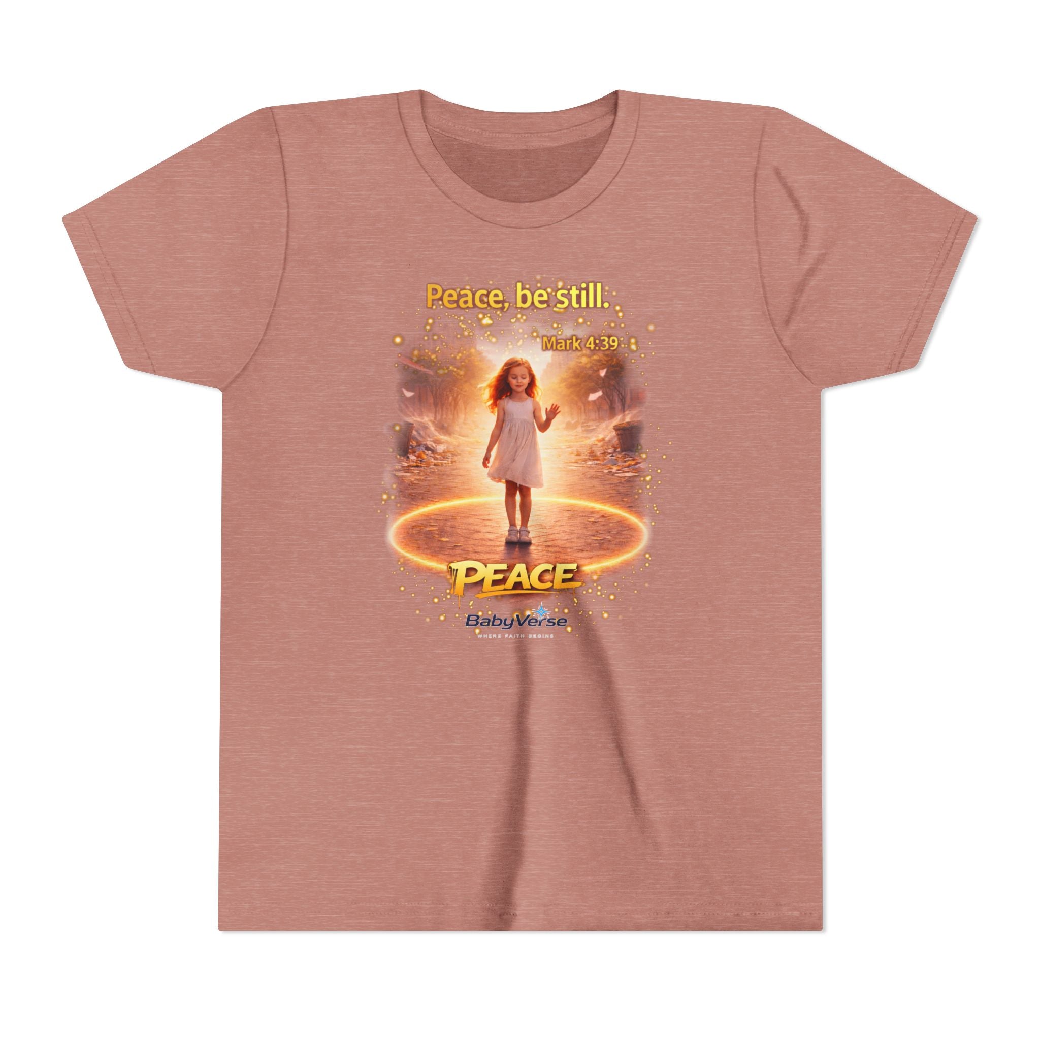 Youth Tee — "Peace" Inspirational Christian Tee