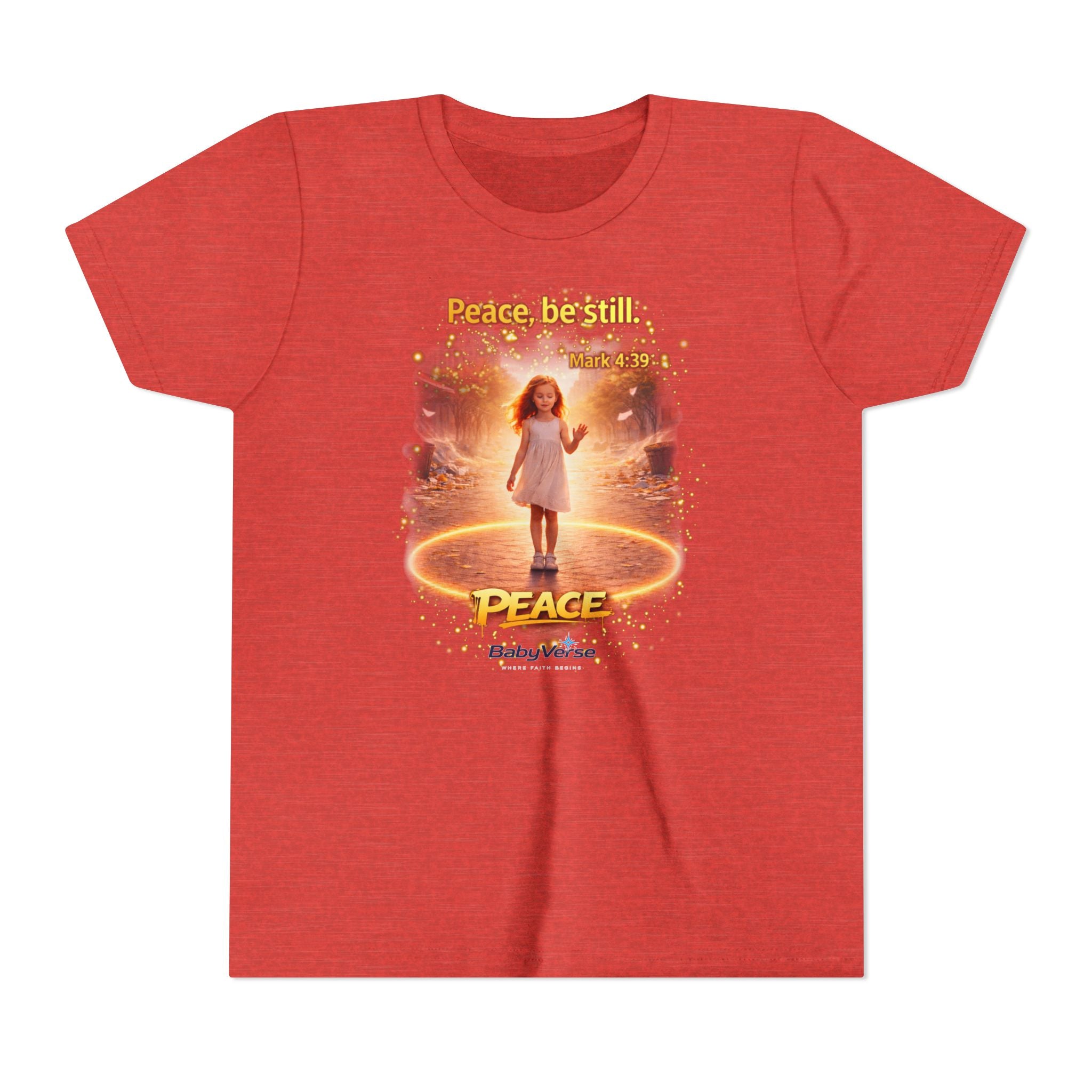 Youth Tee — "Peace" Inspirational Christian Tee