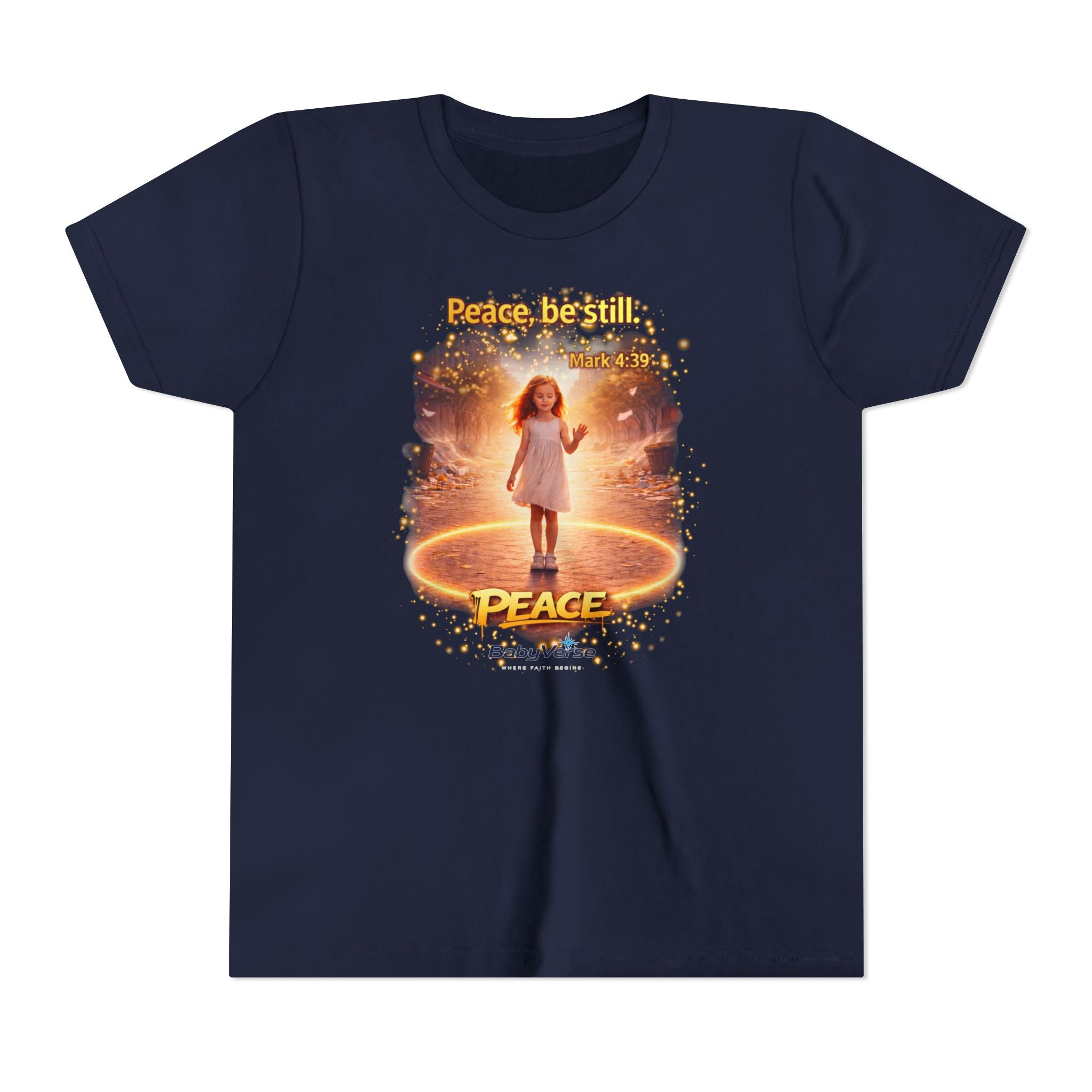 Youth Tee — "Peace" Inspirational Christian Tee
