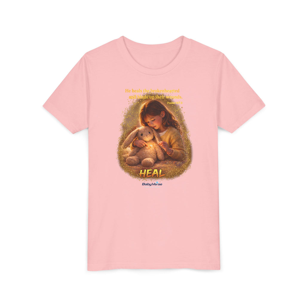 Youth Tee — "Heal" Inspirational Christian Tee