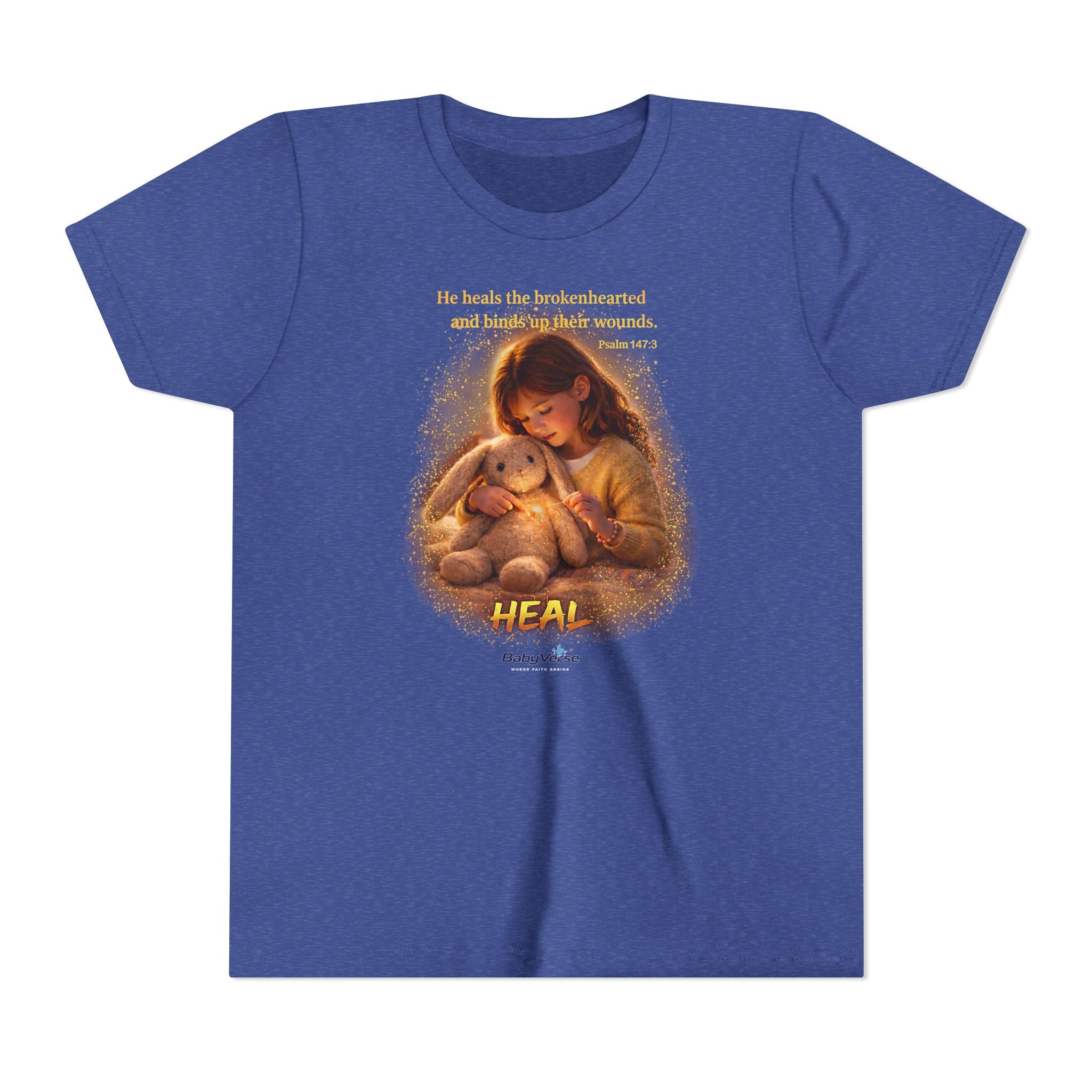 Youth Tee — "Heal" Inspirational Christian Tee
