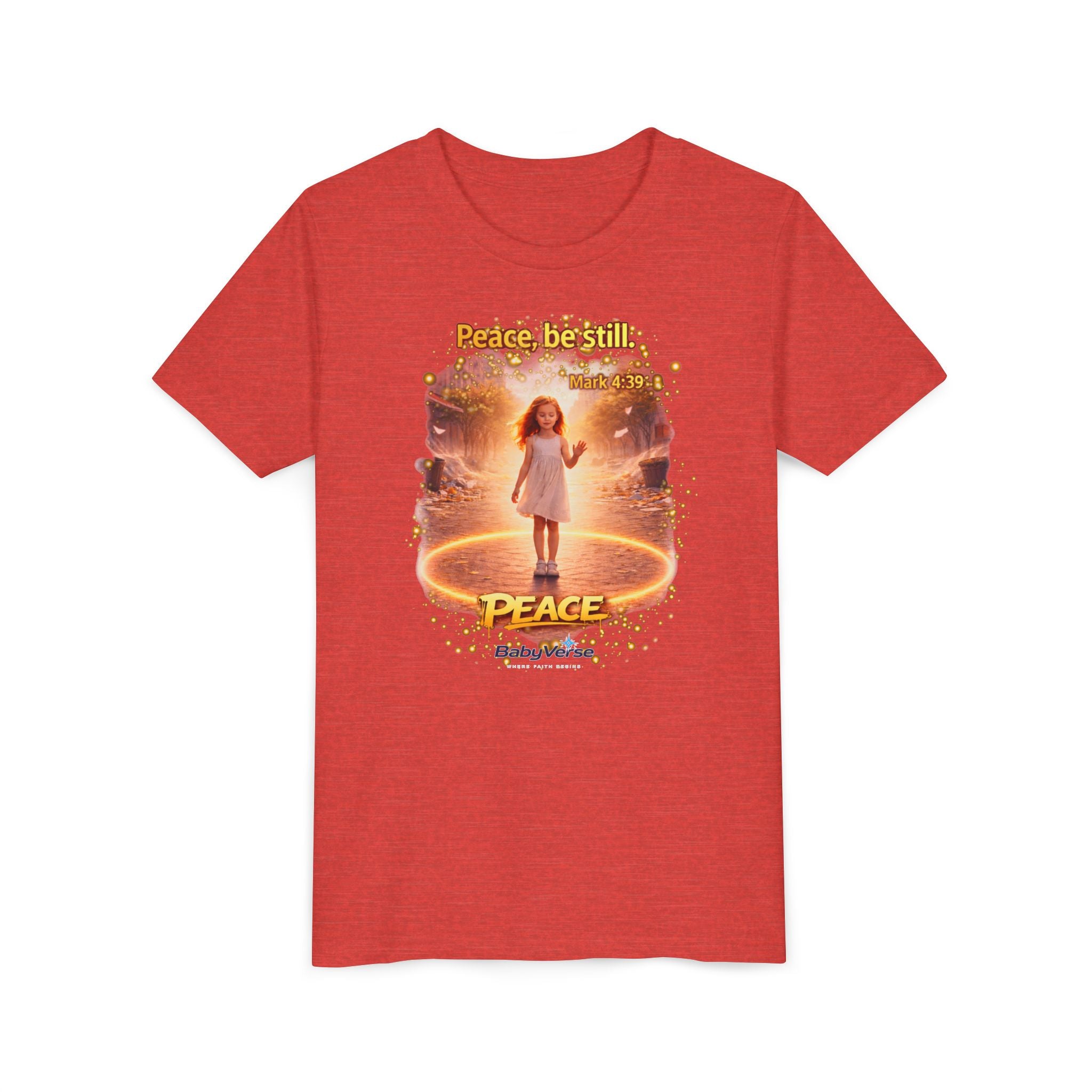Youth Tee — "Peace" Inspirational Christian Tee