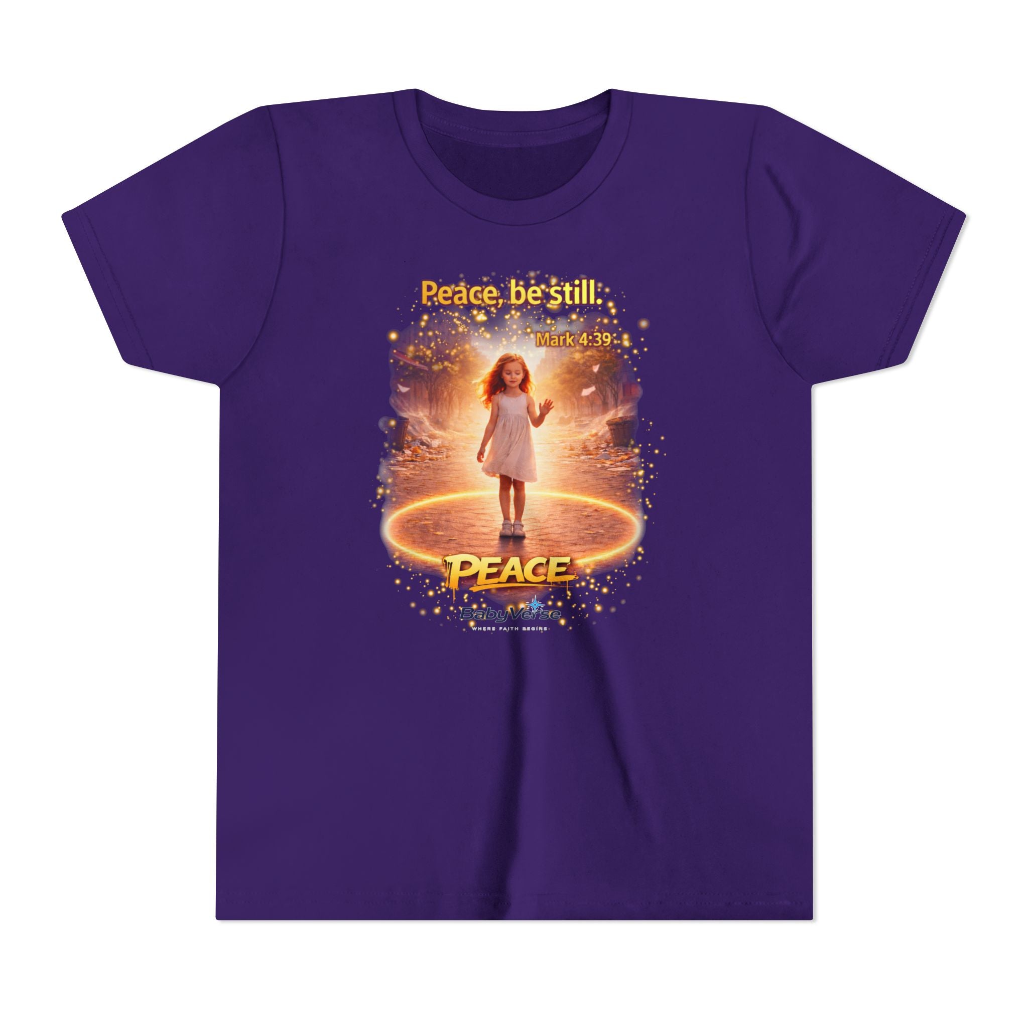 Youth Tee — "Peace" Inspirational Christian Tee