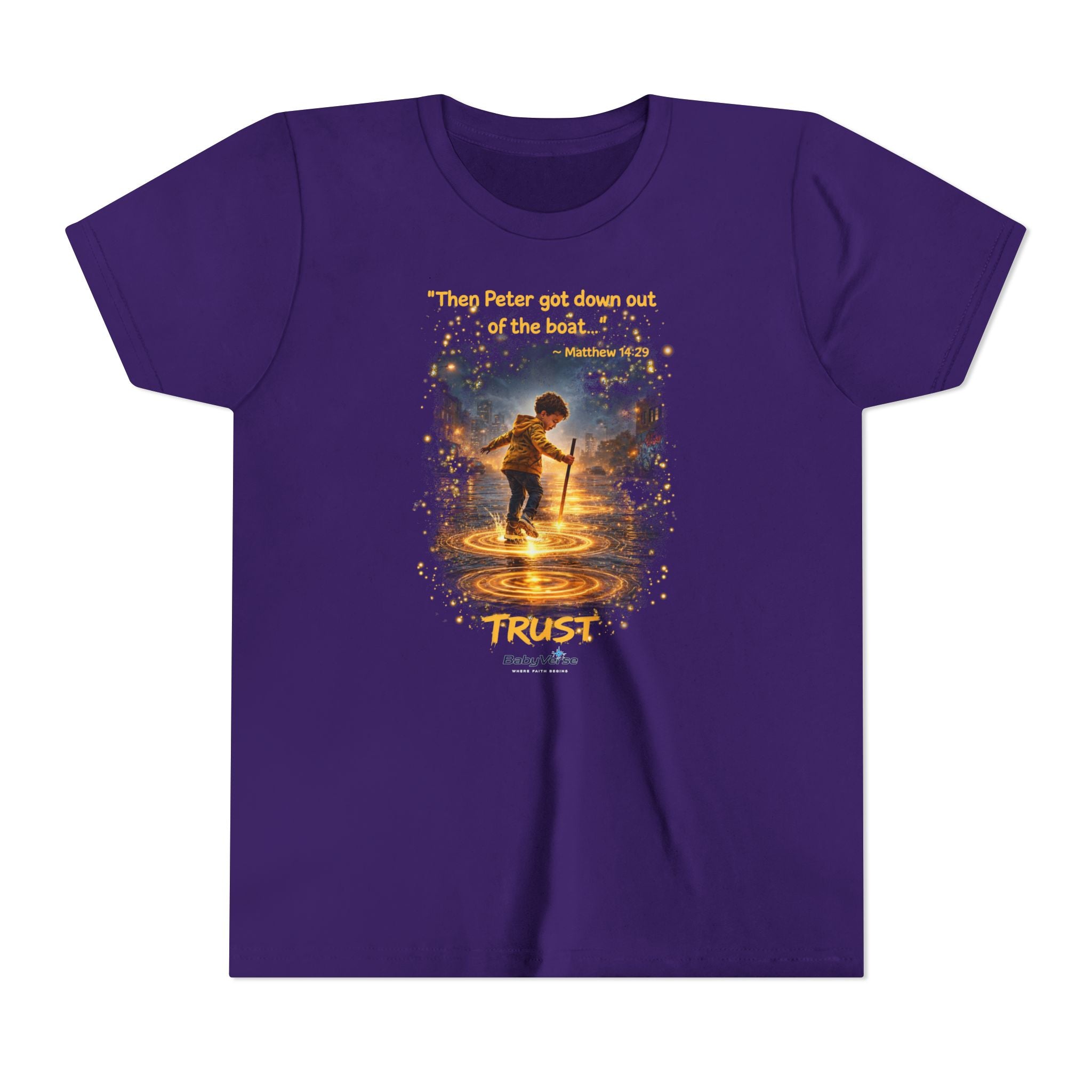 Youth Tee — 'Trust' Inspirational Christian Tee