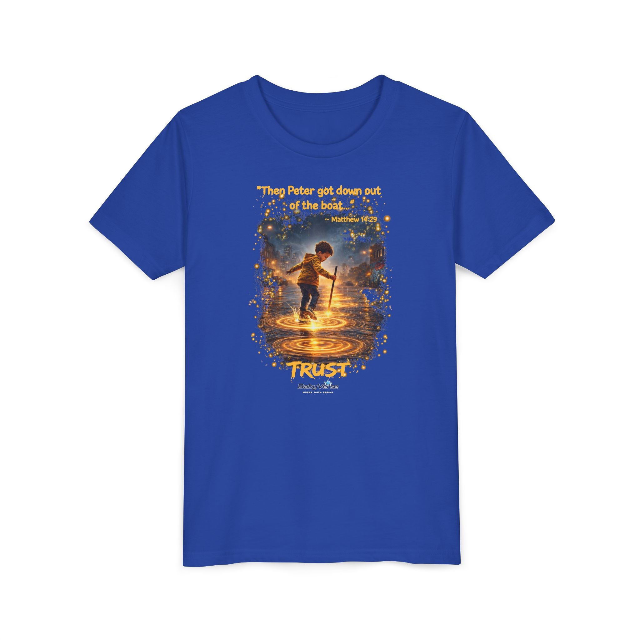 Youth Tee — 'Trust' Inspirational Christian Tee