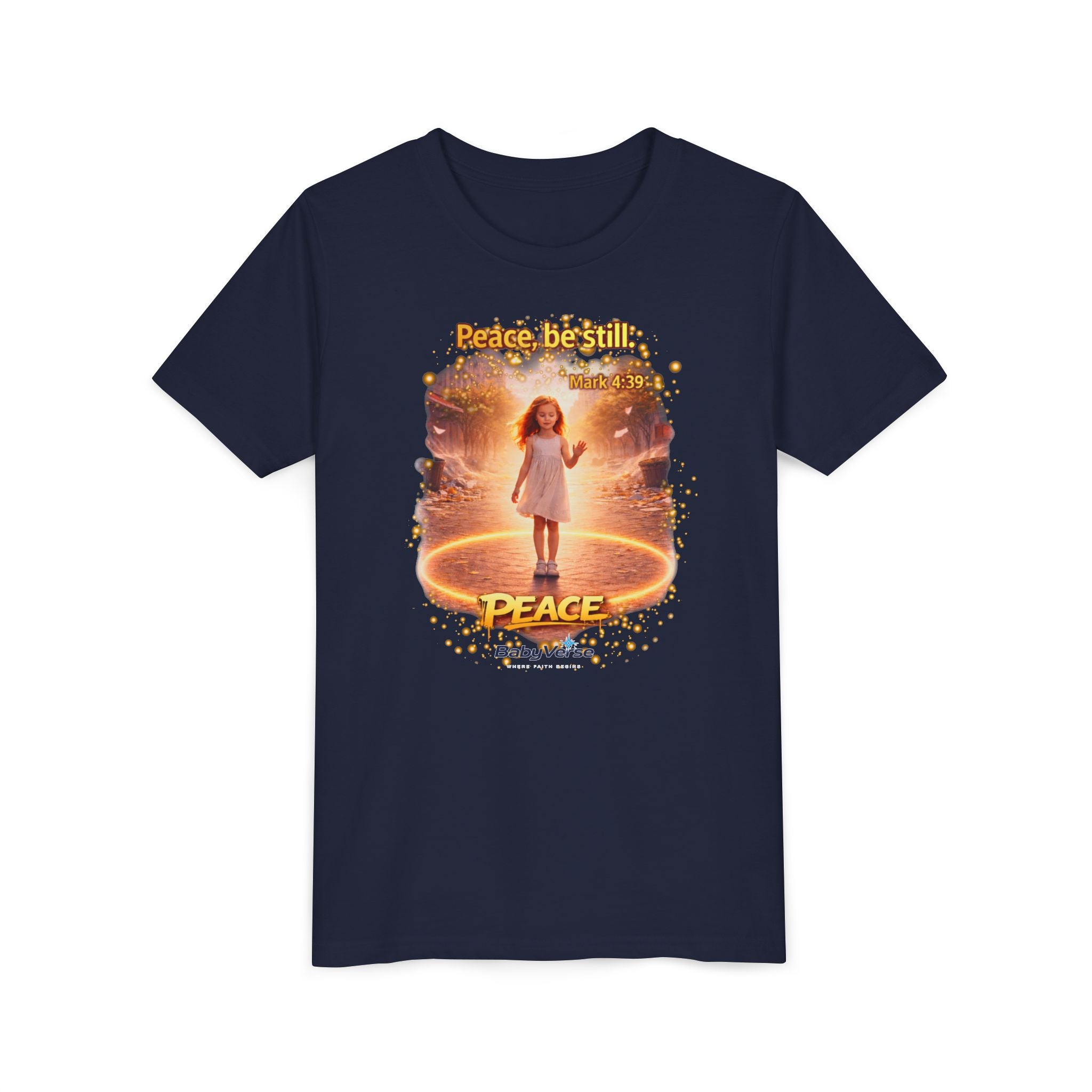 Youth Tee — "Peace" Inspirational Christian Tee