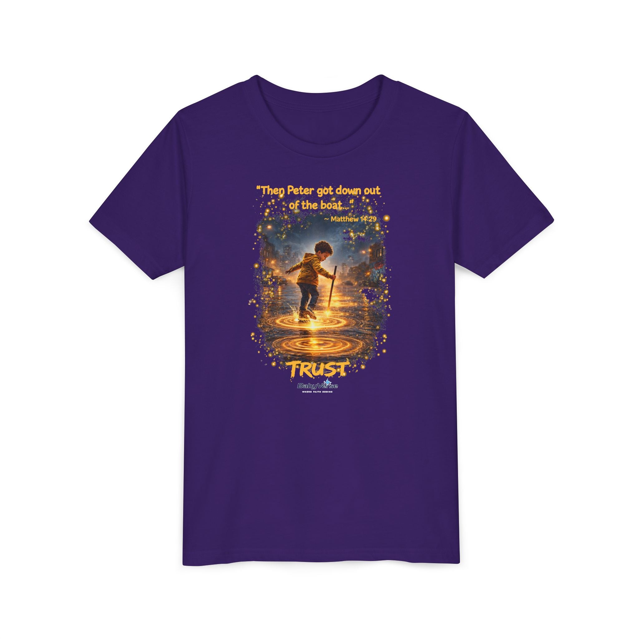 Youth Tee — 'Trust' Inspirational Christian Tee