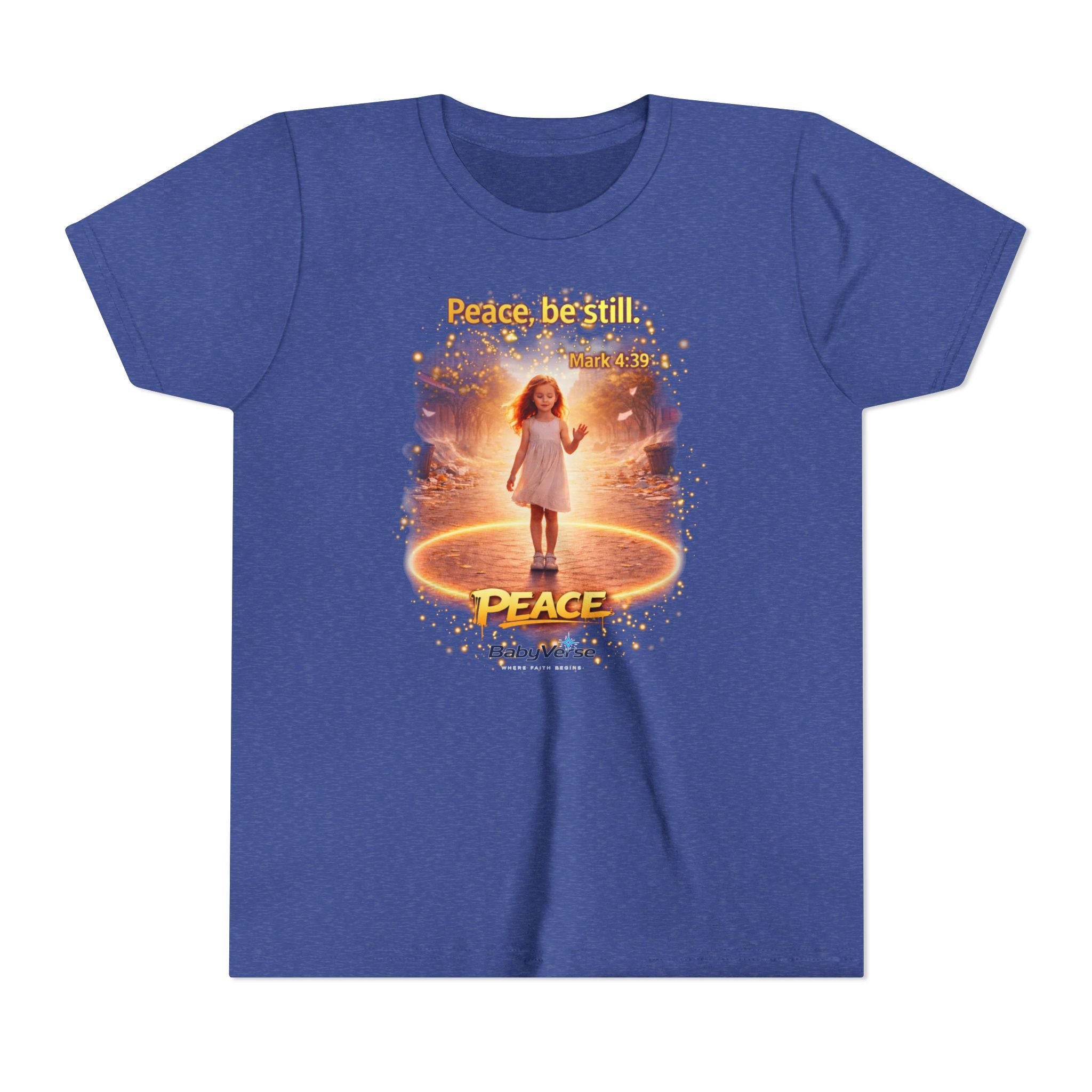 Youth Tee — "Peace" Inspirational Christian Tee