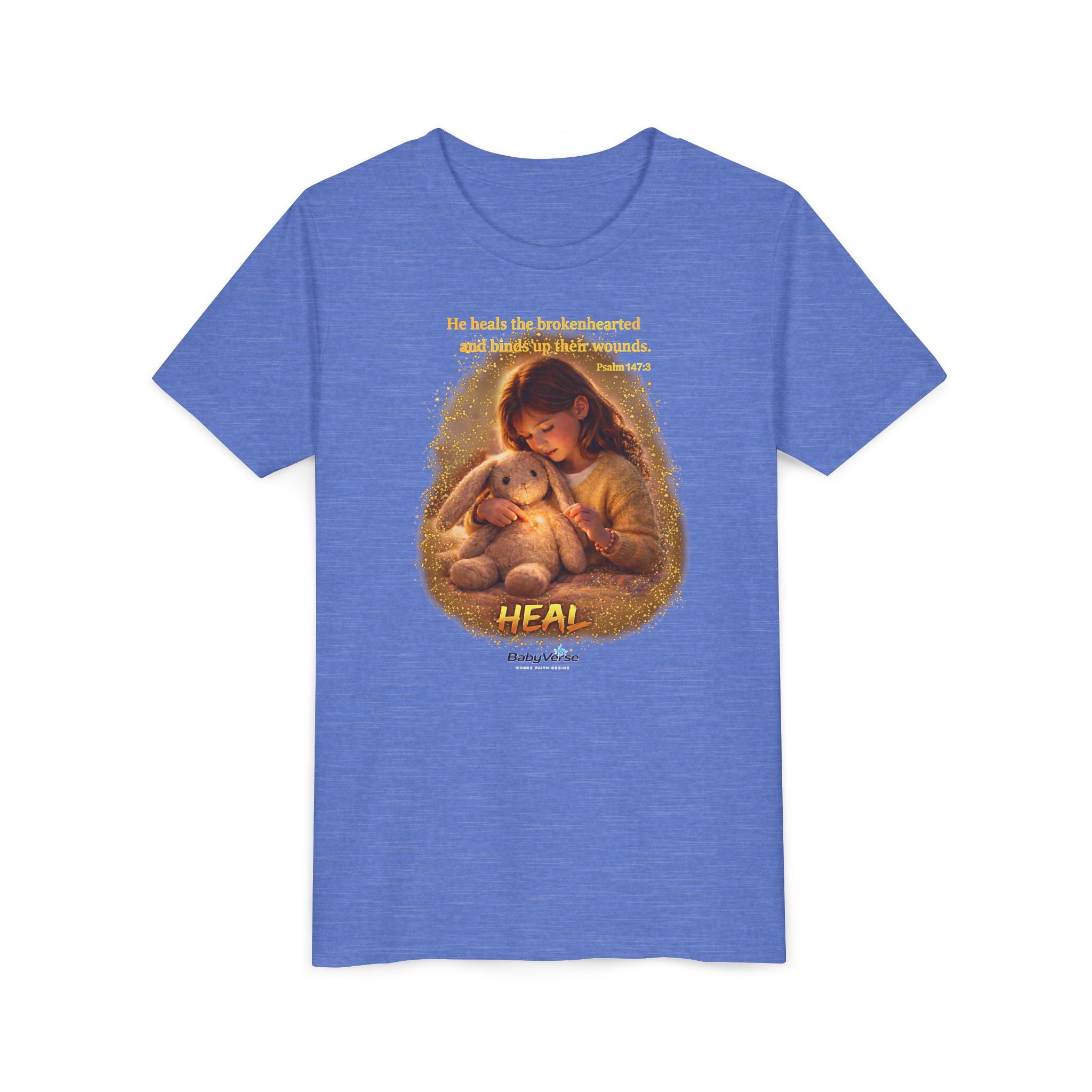 Youth Tee — "Heal" Inspirational Christian Tee