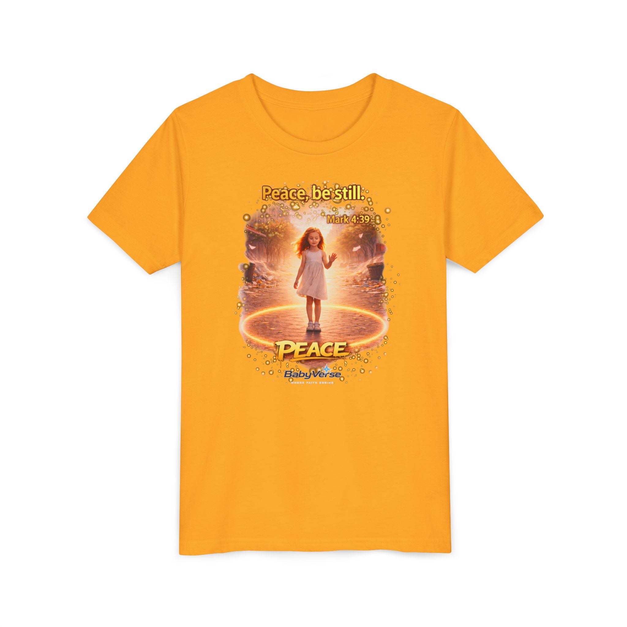 Youth Tee — "Peace" Inspirational Christian Tee