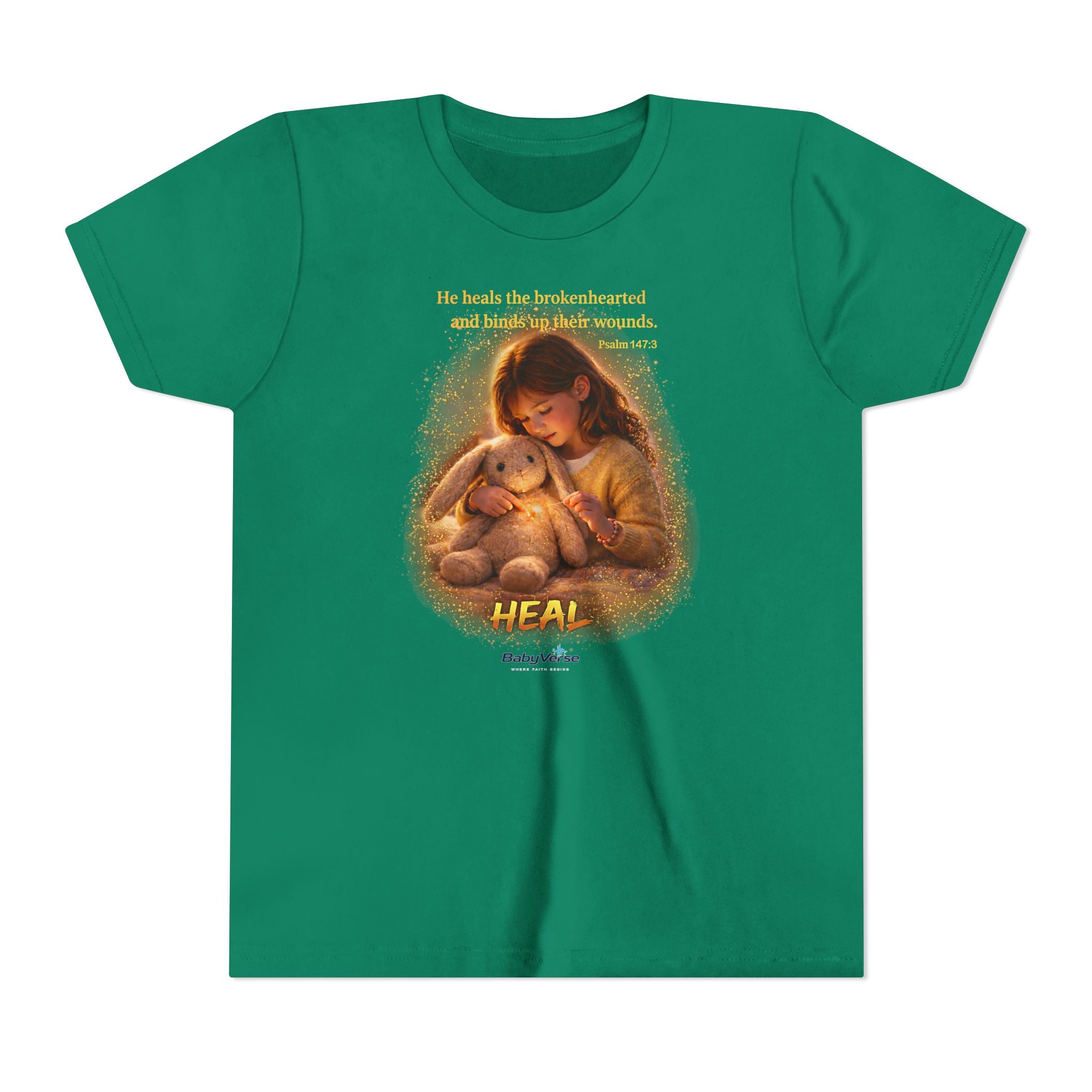 Youth Tee — "Heal" Inspirational Christian Tee