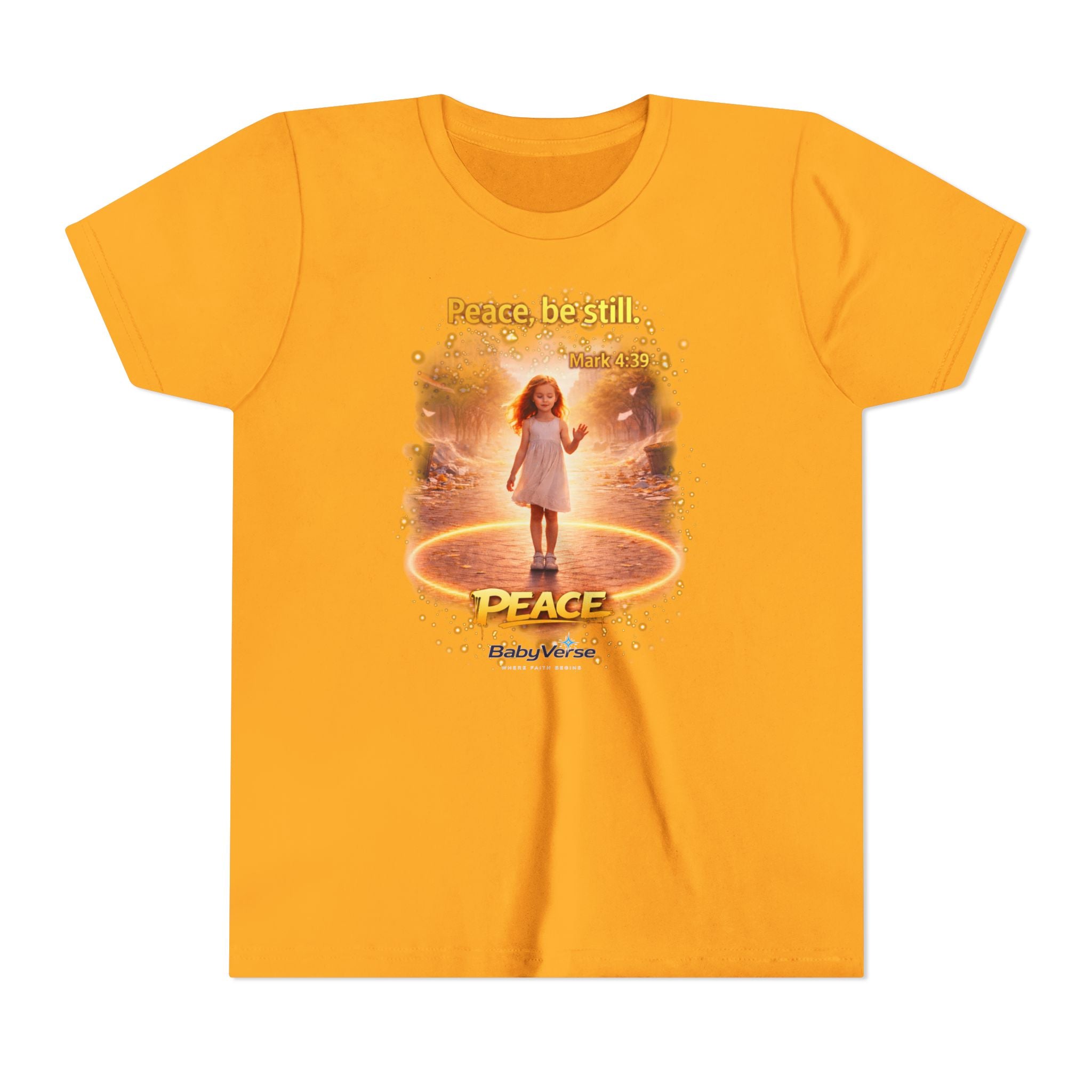 Youth Tee — "Peace" Inspirational Christian Tee
