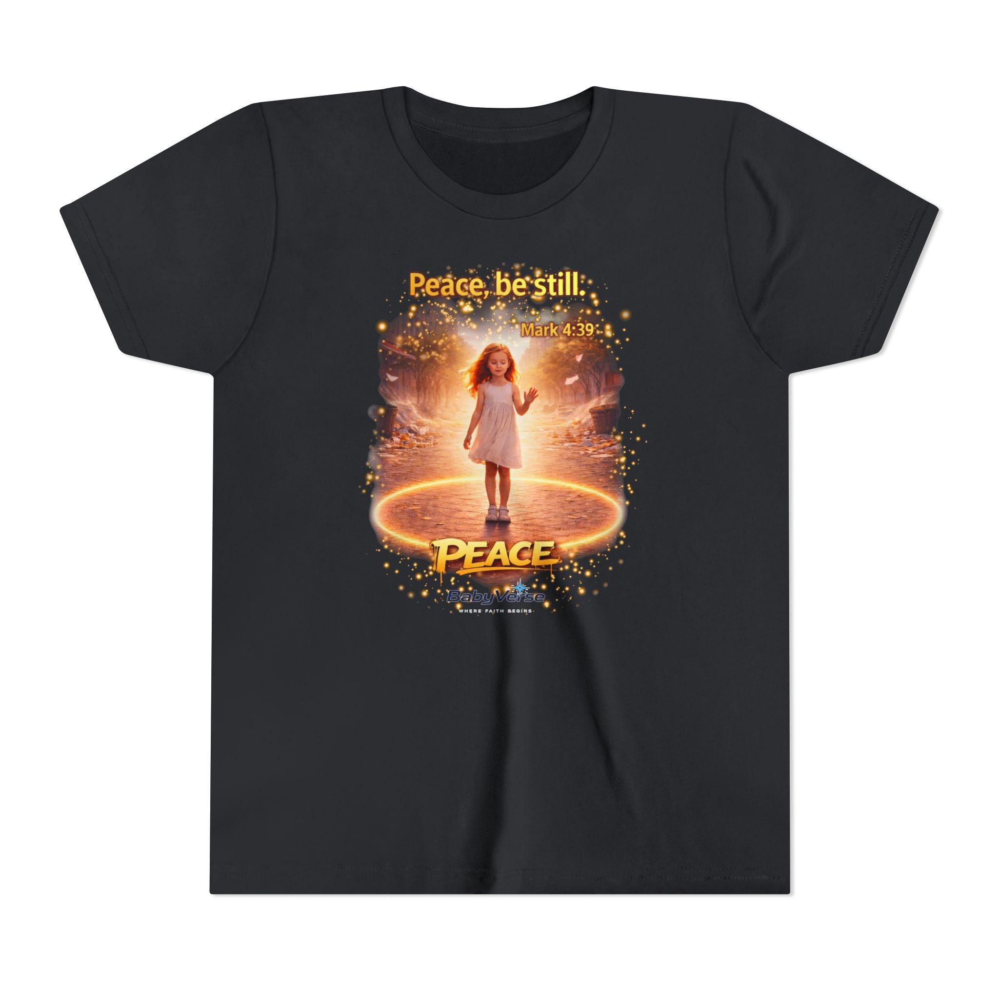 Youth Tee — "Peace" Inspirational Christian Tee
