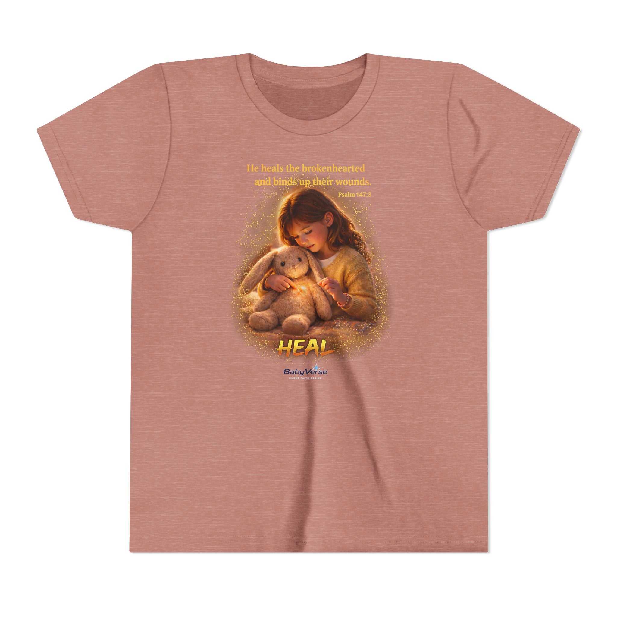 Youth Tee — "Heal" Inspirational Christian Tee