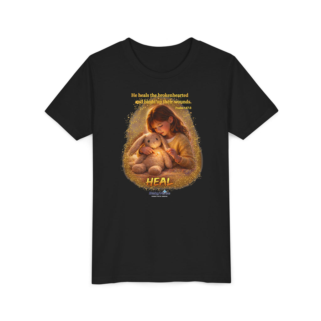 Youth Tee — "Heal" Inspirational Christian Tee