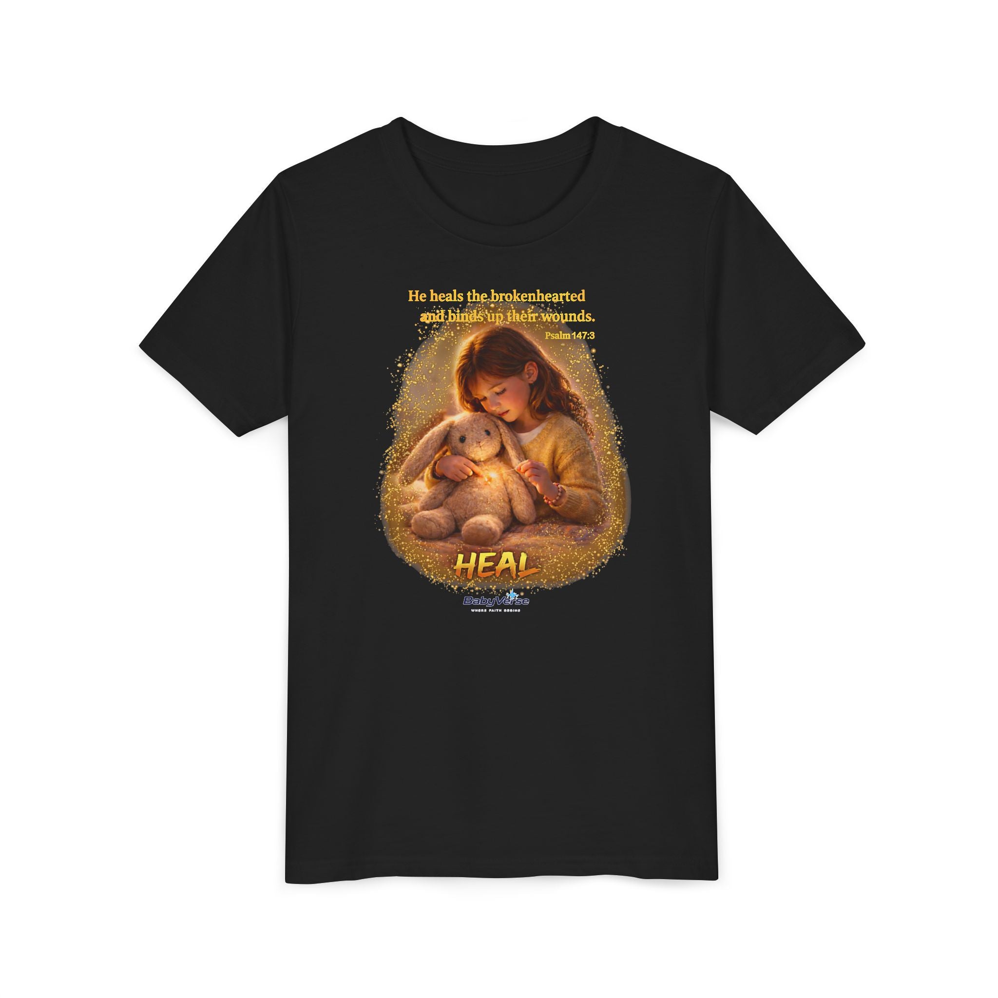 Youth Tee — "Heal" Inspirational Christian Tee
