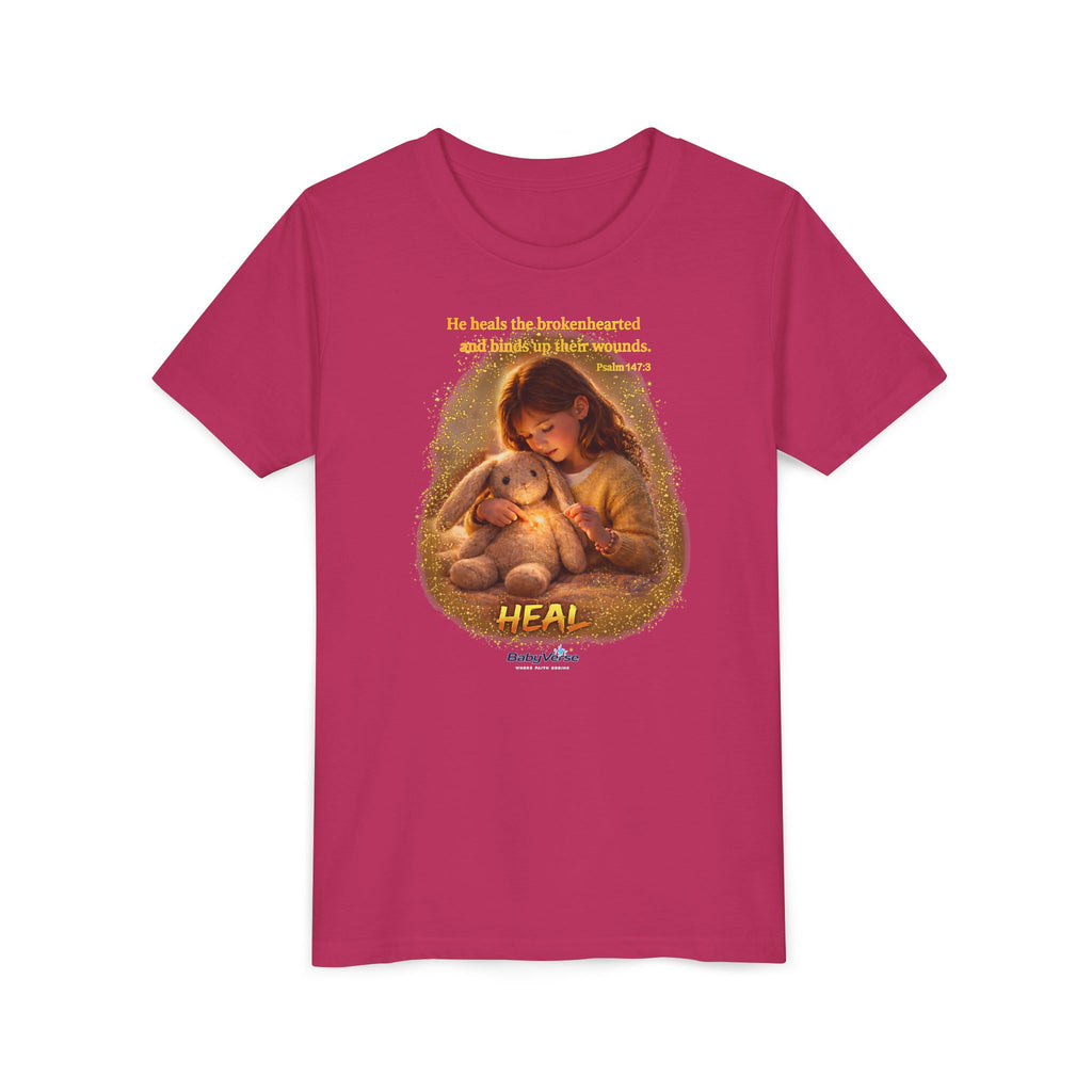Youth Tee — "Heal" Inspirational Christian Tee