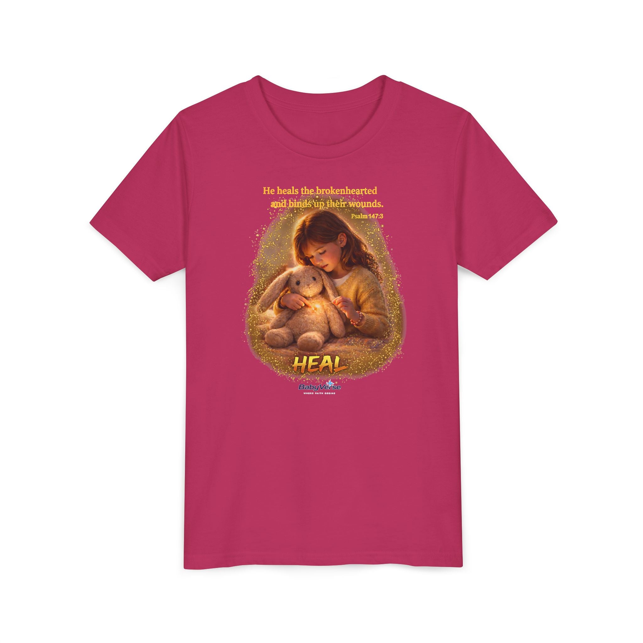 Youth Tee — "Heal" Inspirational Christian Tee