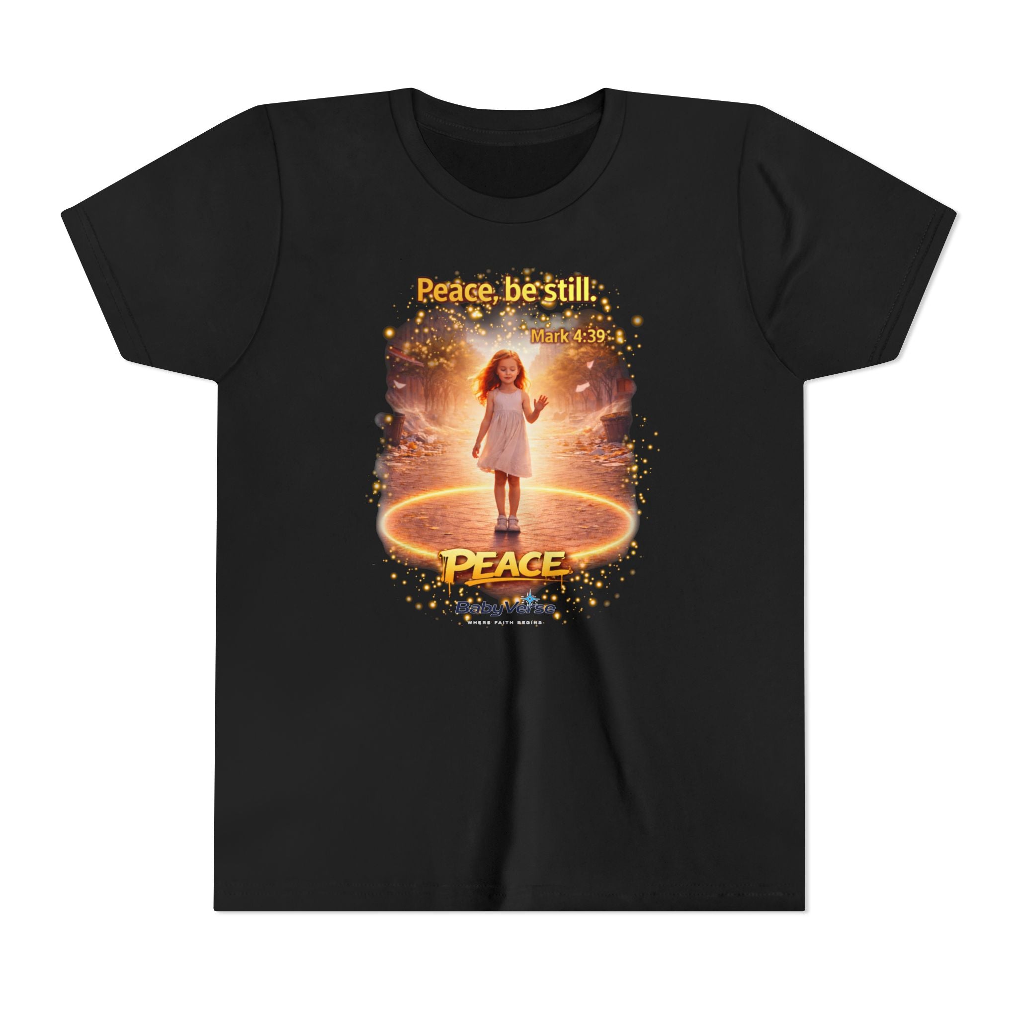 Youth Tee — "Peace" Inspirational Christian Tee