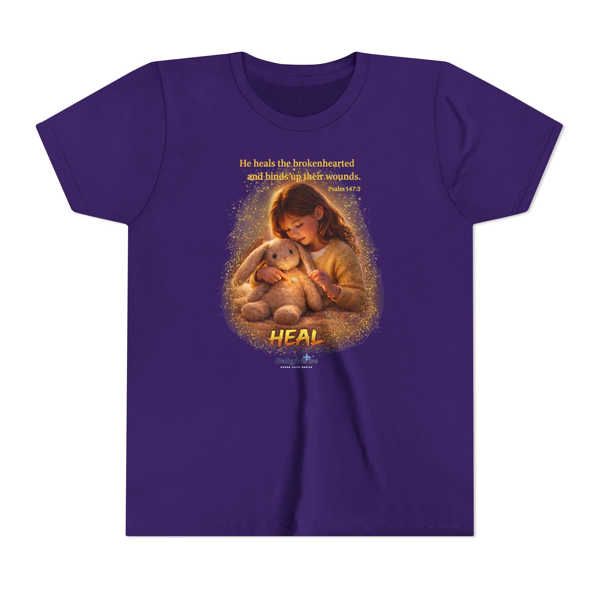 Youth Tee — "Heal" Inspirational Christian Tee
