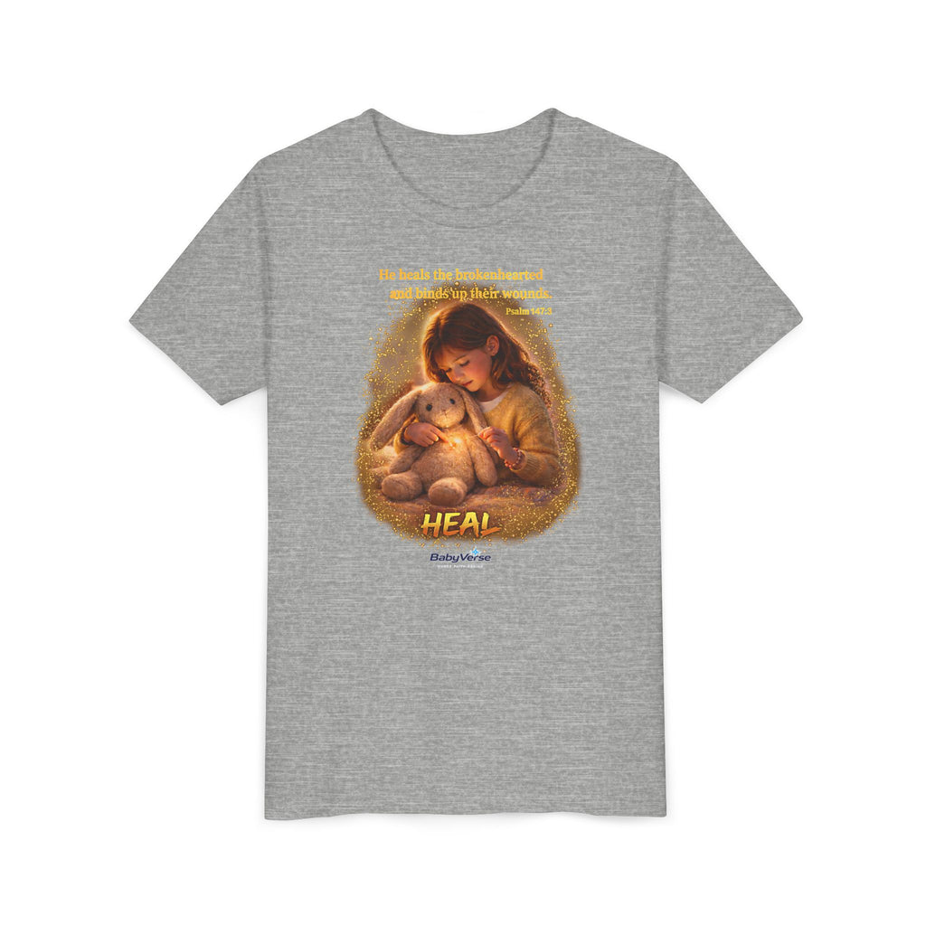 Youth Tee — "Heal" Inspirational Christian Tee