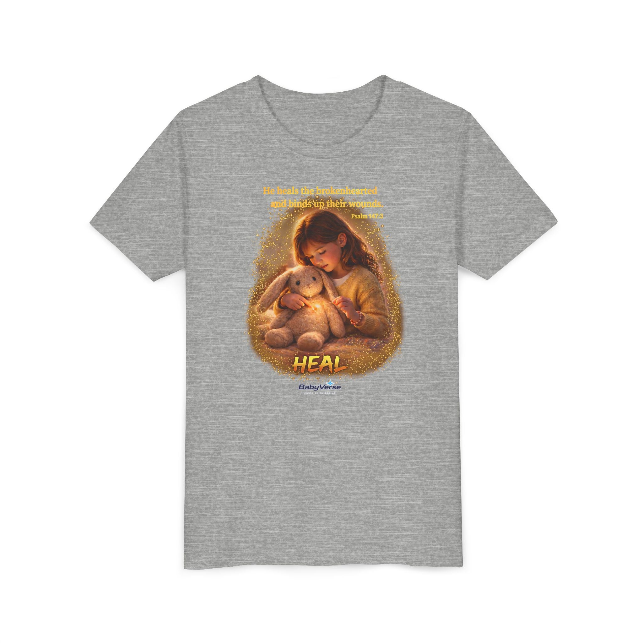 Youth Tee — "Heal" Inspirational Christian Tee