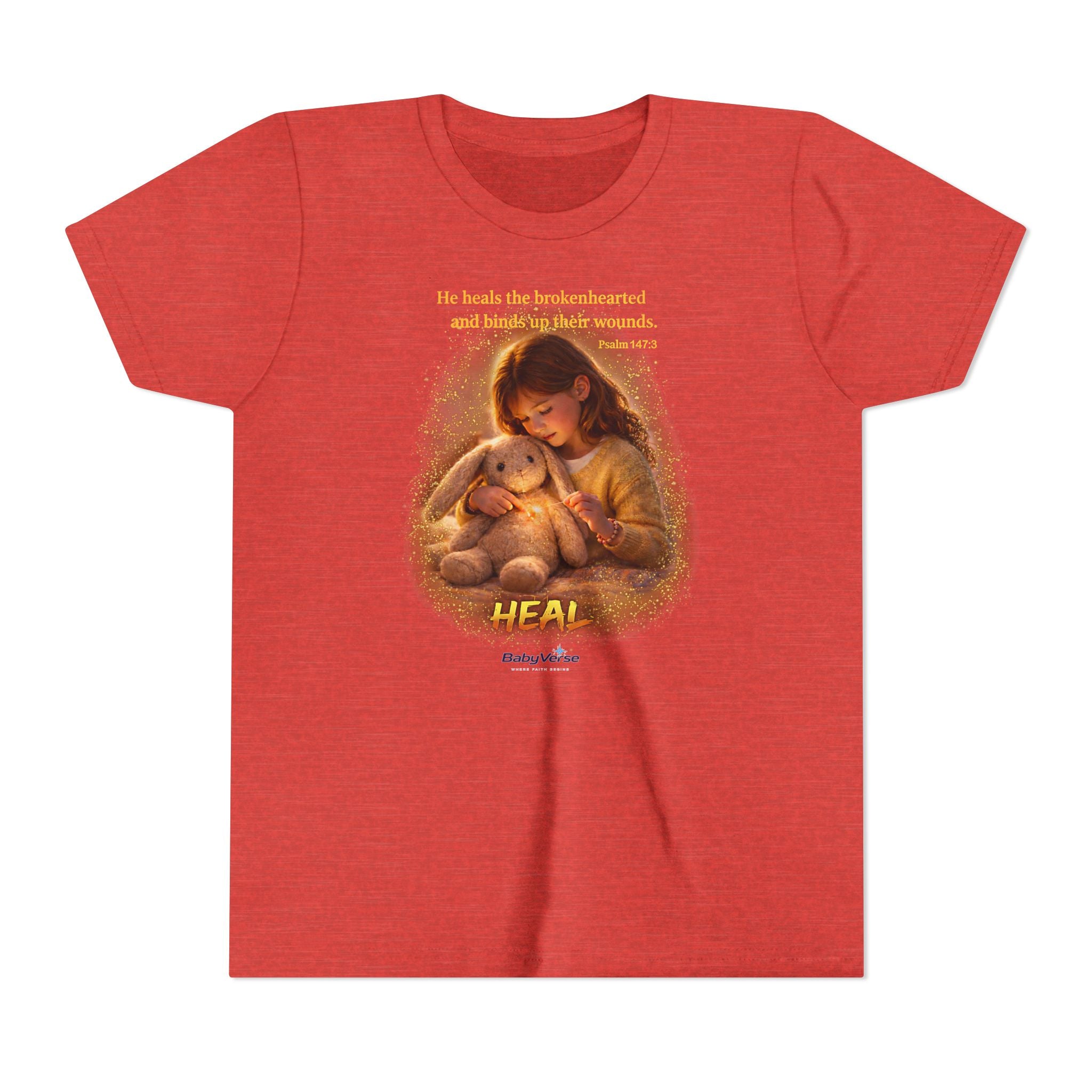 Youth Tee — "Heal" Inspirational Christian Tee
