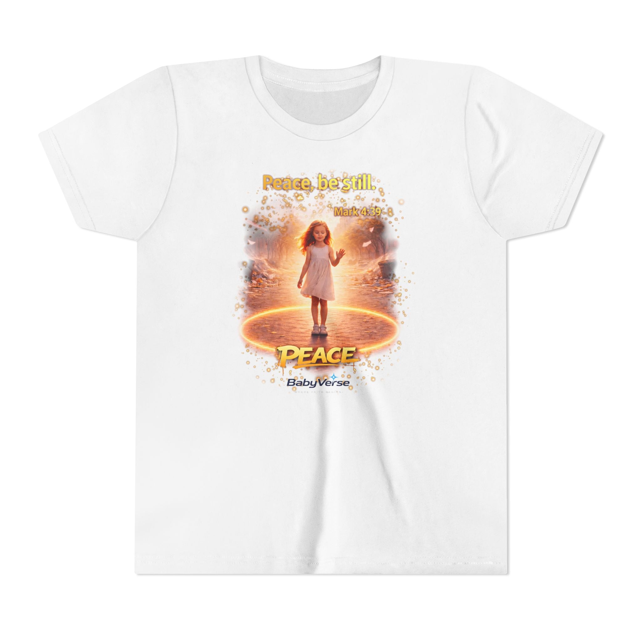 Youth Tee — "Peace" Inspirational Christian Tee