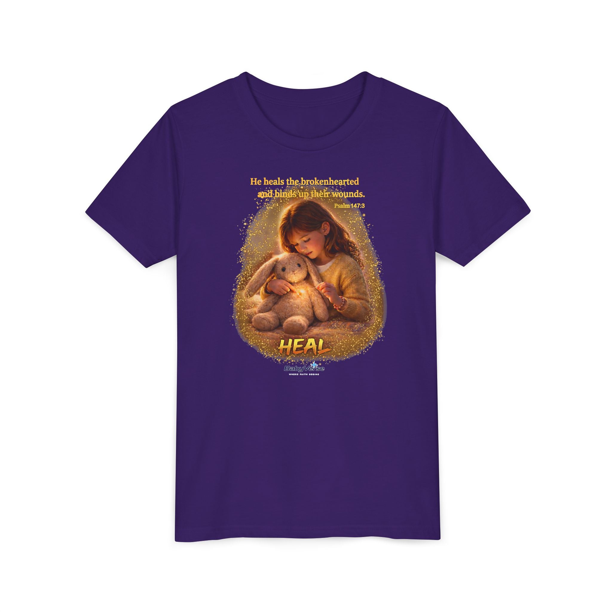 Youth Tee — "Heal" Inspirational Christian Tee